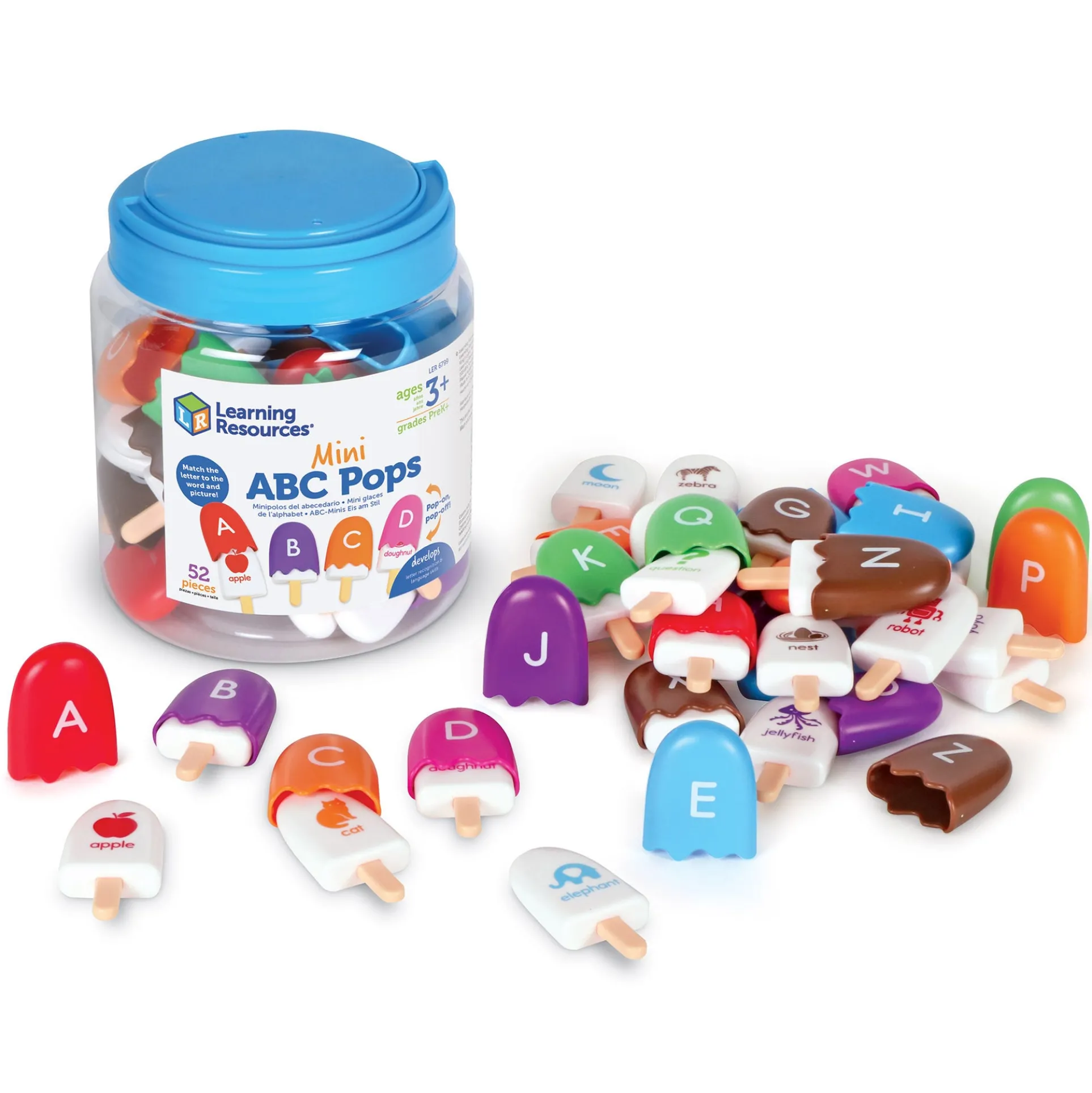 Learning Resources Mini ABC Pops - Alphabet Matching Game