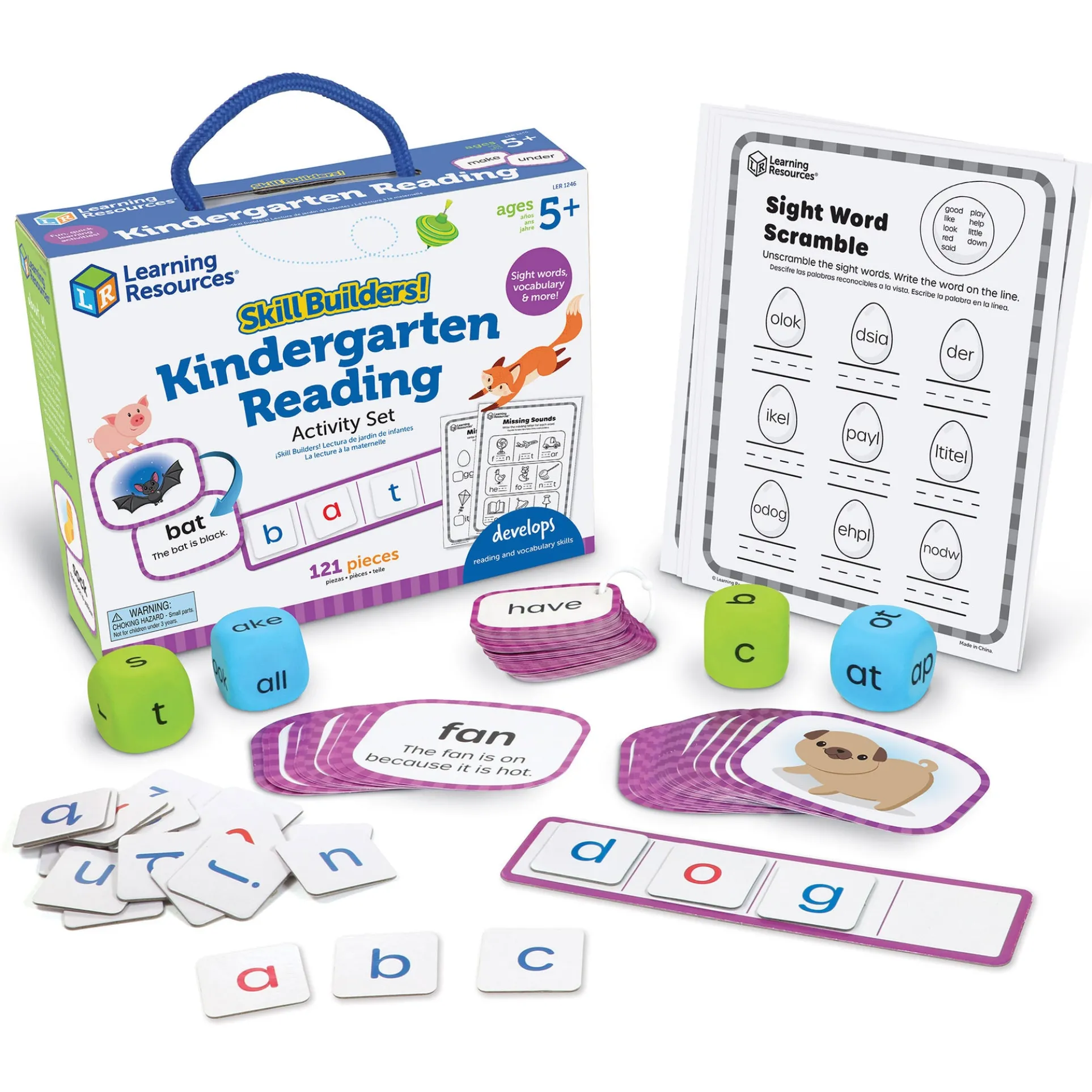 Learning Resources Skill Builders! - Kindergarten Reading Activity Set