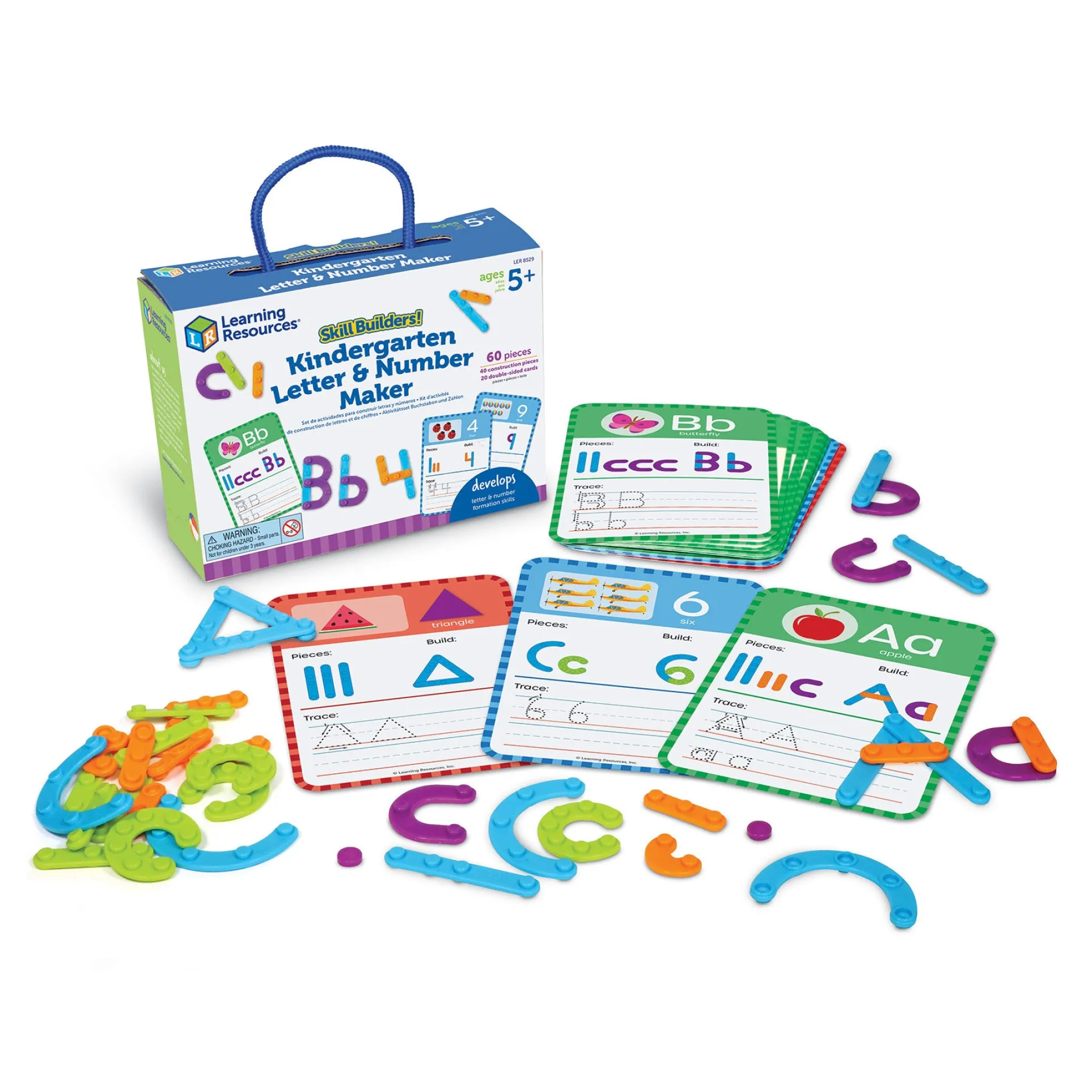 Learning Resources Skill Builders! - Letter & Number Formation Set