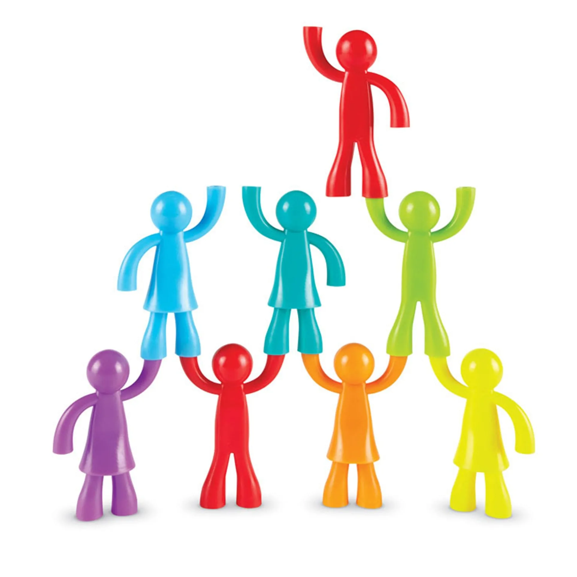 Learning Resources All About Me Buddy Builders - Colorful Stacking Figures - Set of 32