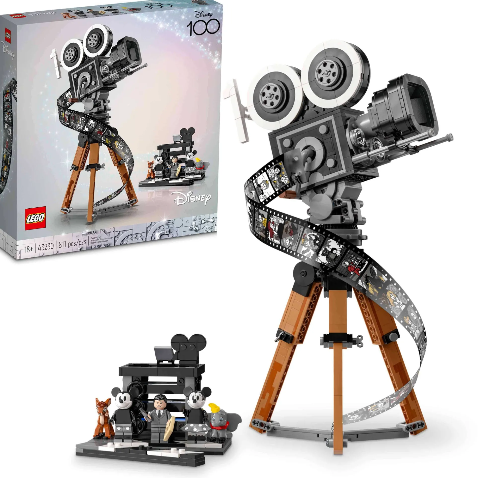 LEGO | Disney Walt Disney Tribute Camera 43230 Collectible Building Kit (811 Pieces)