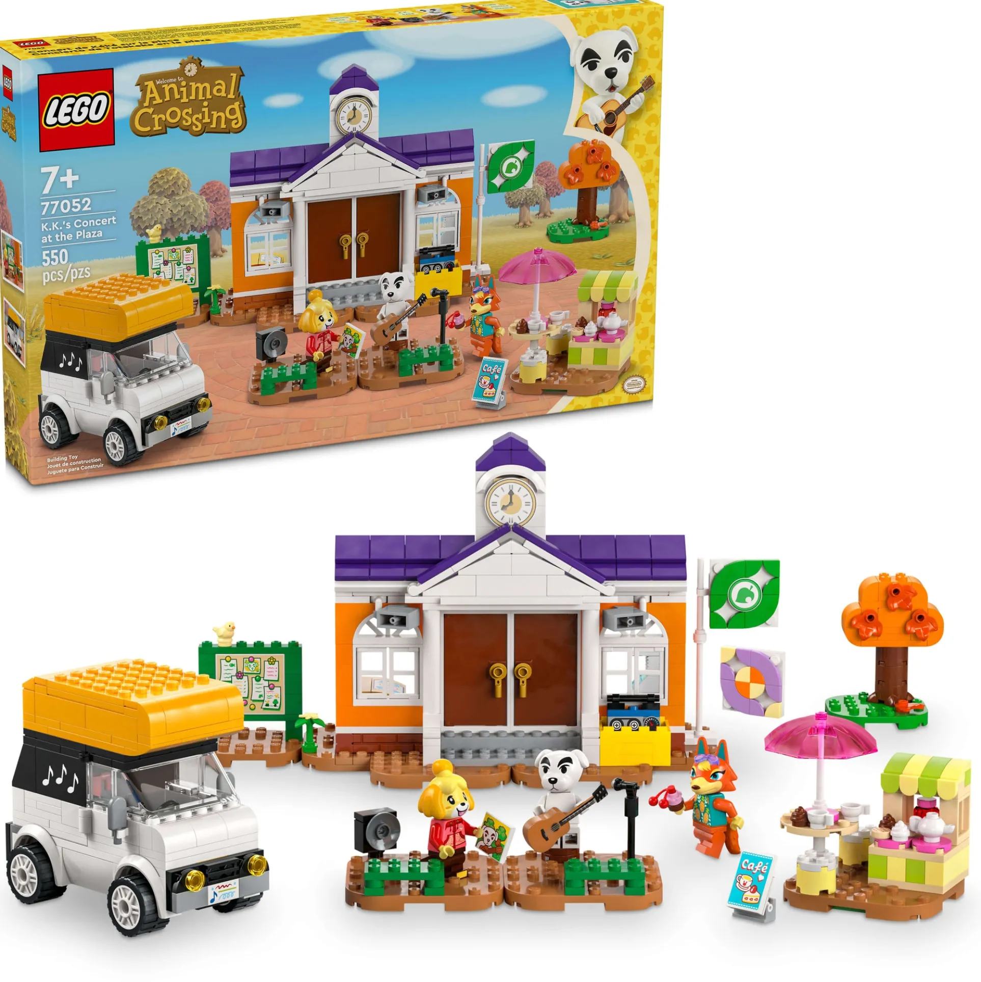 LEGO Animal Crossing K.K.’s Concert at the Plaza Building Set 77052