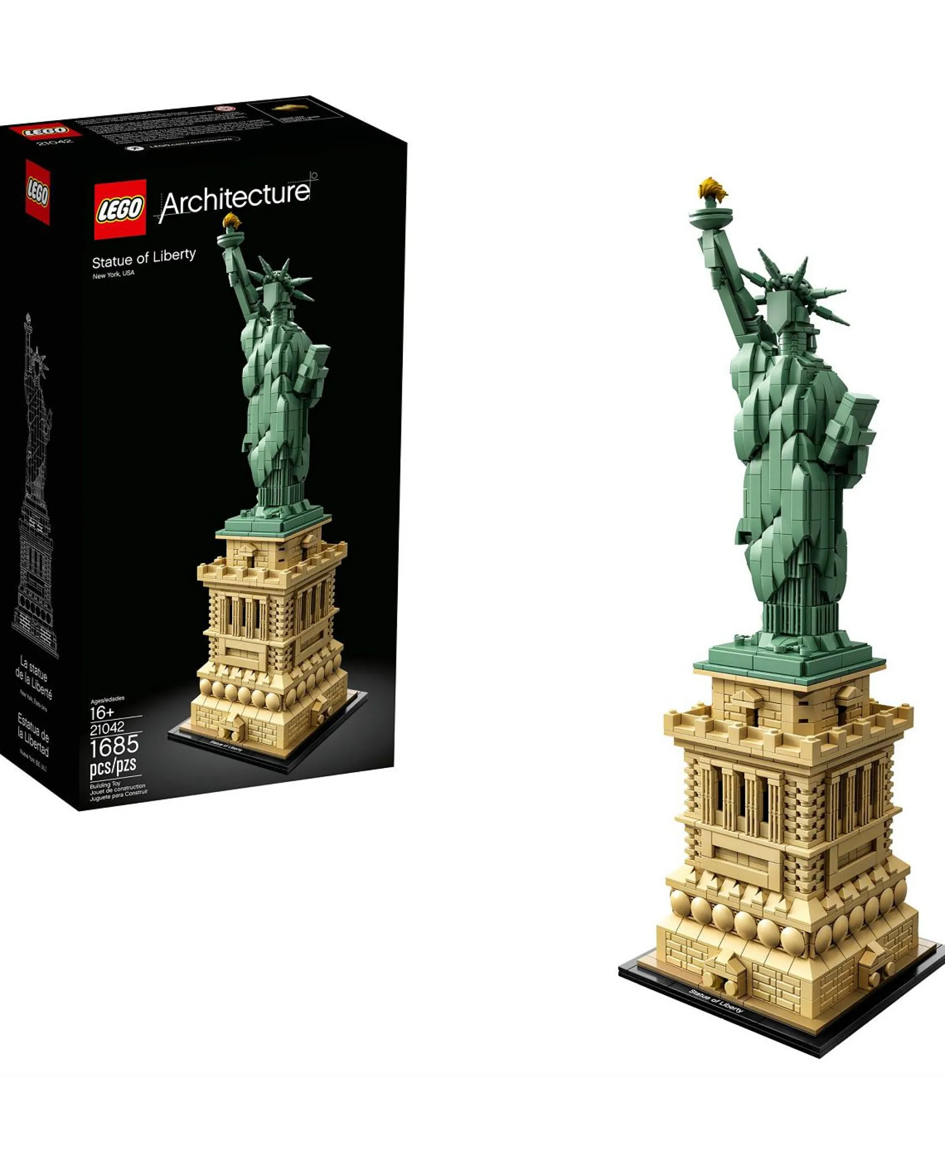 LEGO Architecture Statue of Liberty 21042 Building Kit - 1685 Pieces