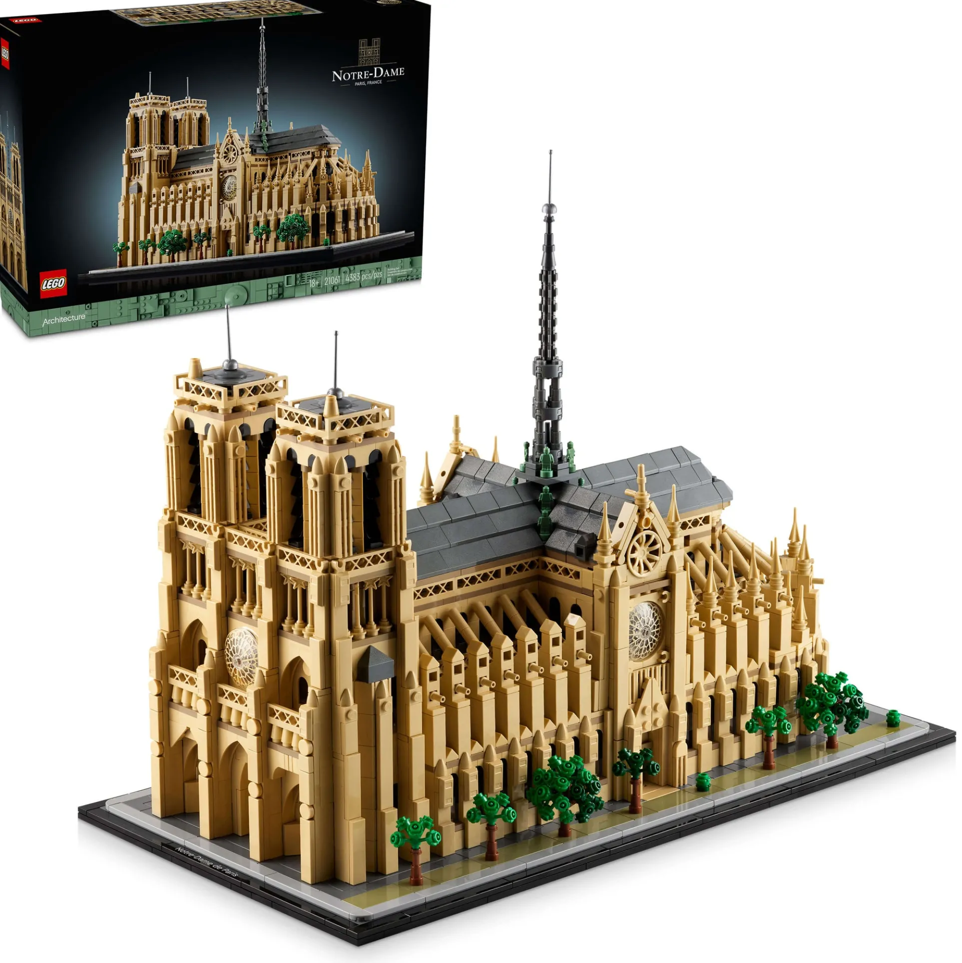 LEGO Architecture Notre-Dame de Paris Cathedral Model Set 21061