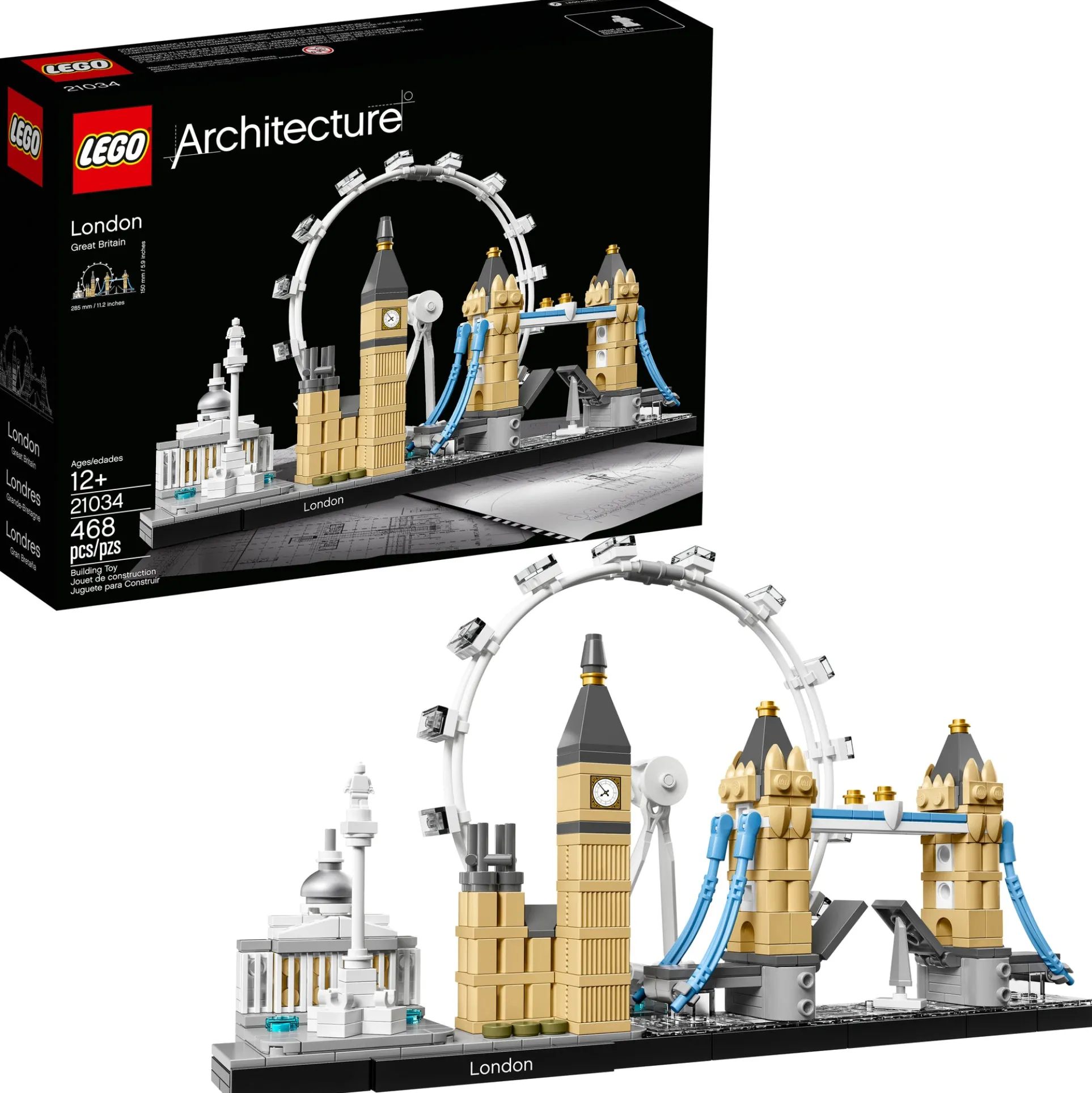 LEGO Architecture Skyline Collection: London 468-Piece Building Kit