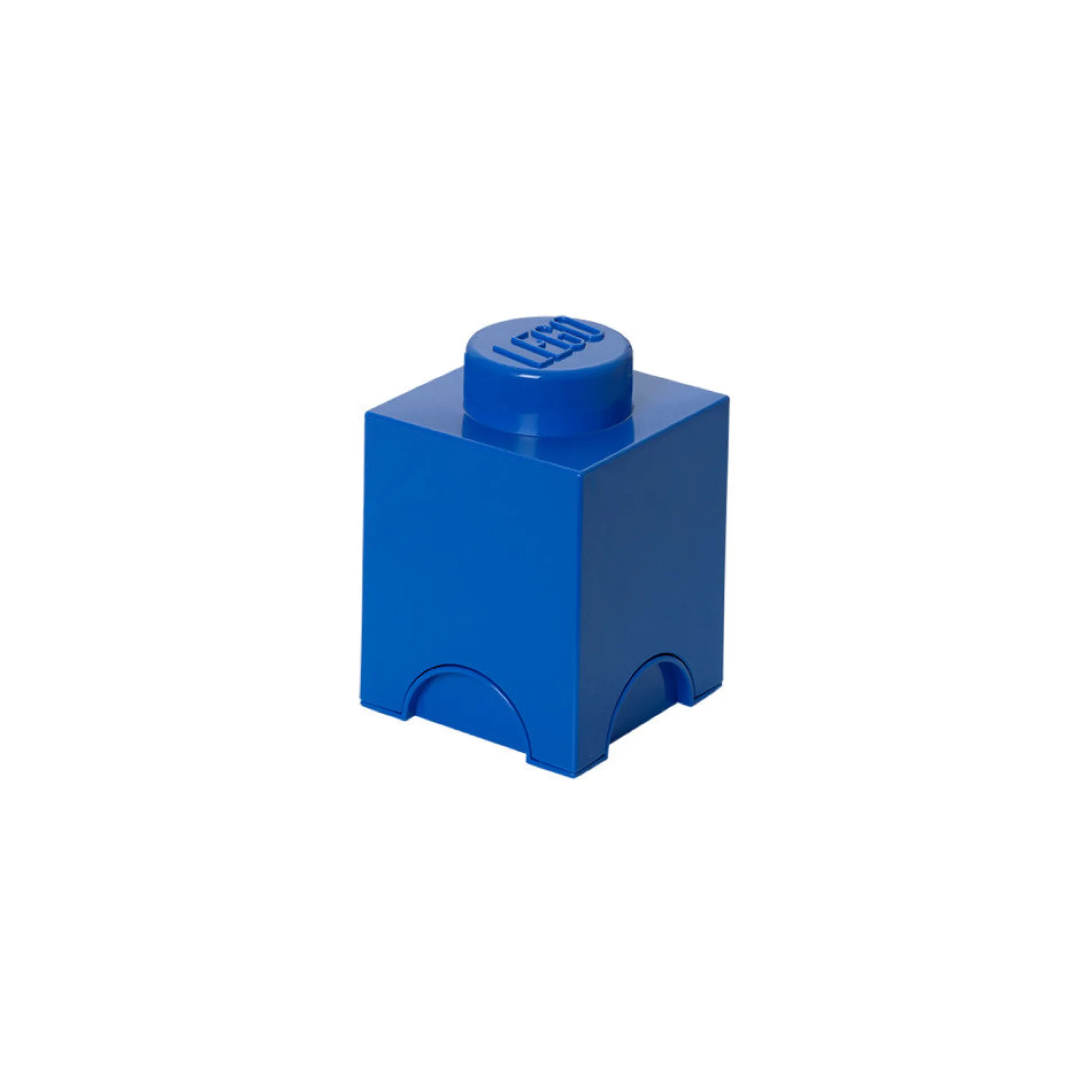 LEGO Bright Blue Storage Brick 1 - Stackable Organizer