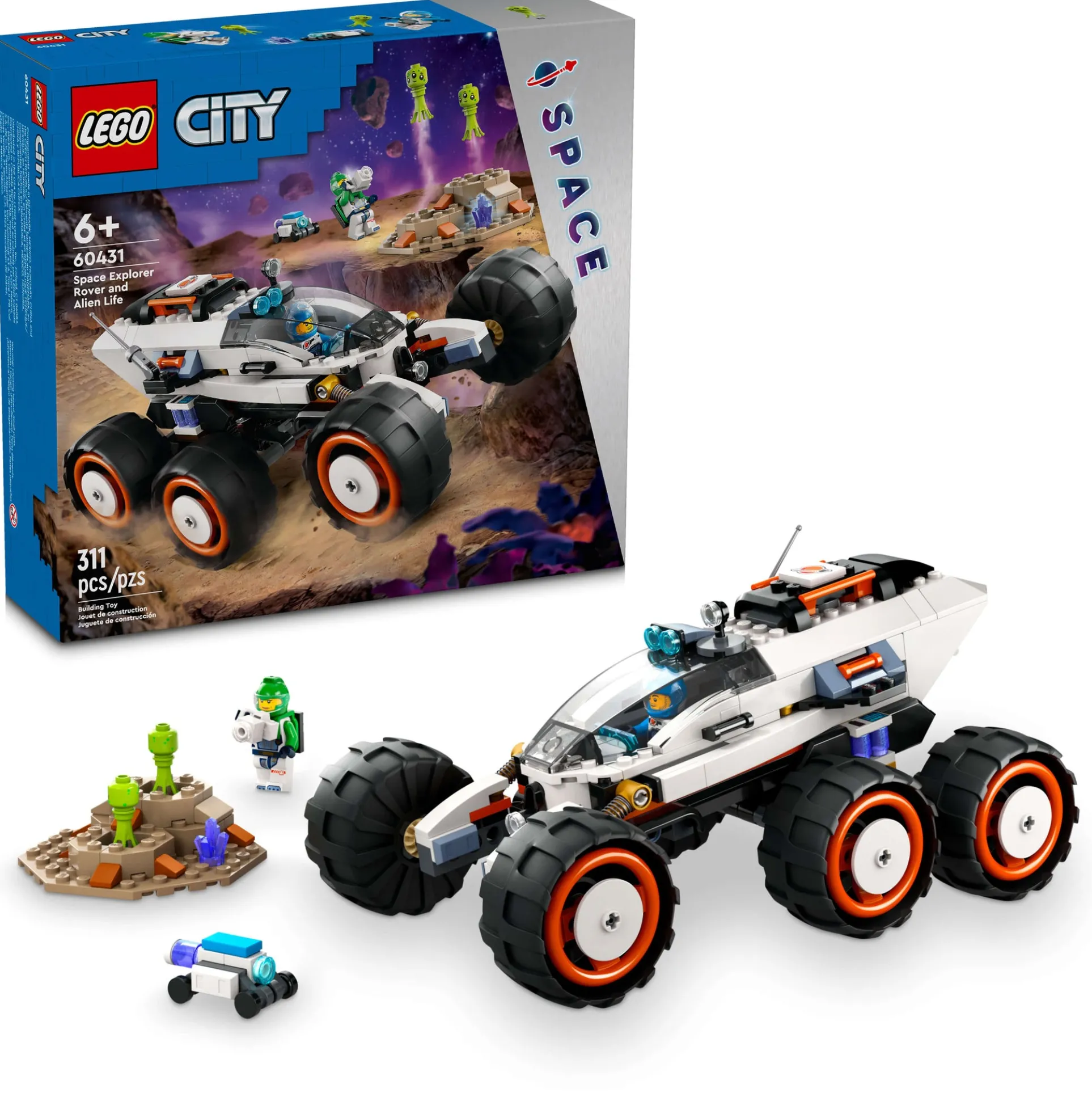 LEGO City Space Explorer Rover and Alien Life 60431