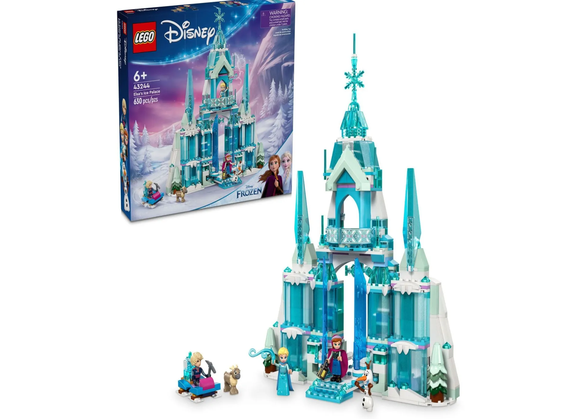 LEGO Disney Frozen Elsa’s Ice Palace 43244 Building Set - 630 Pieces