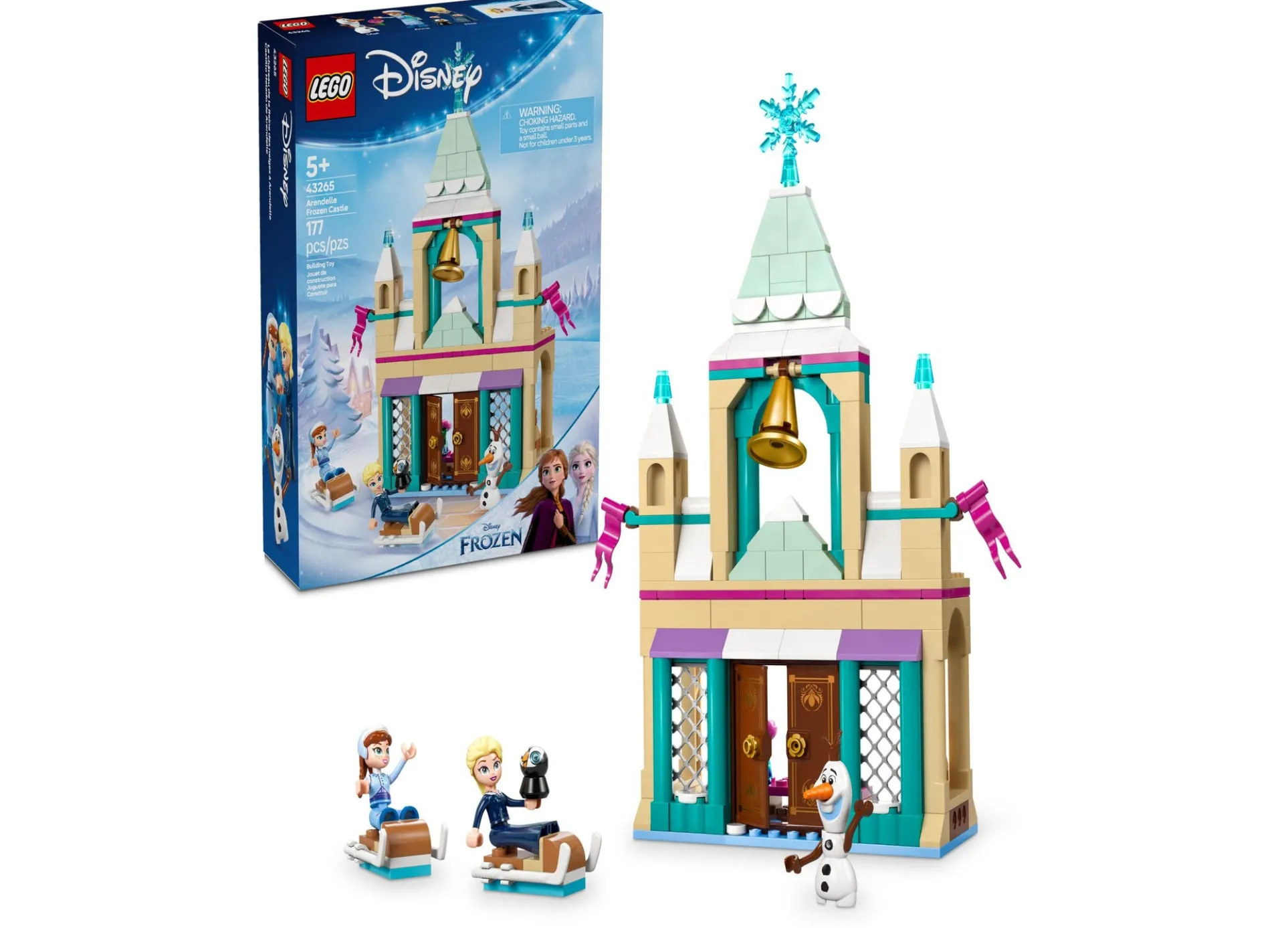 LEGO Disney Frozen Arendelle Castle Building Set 43265 - 177 Pieces