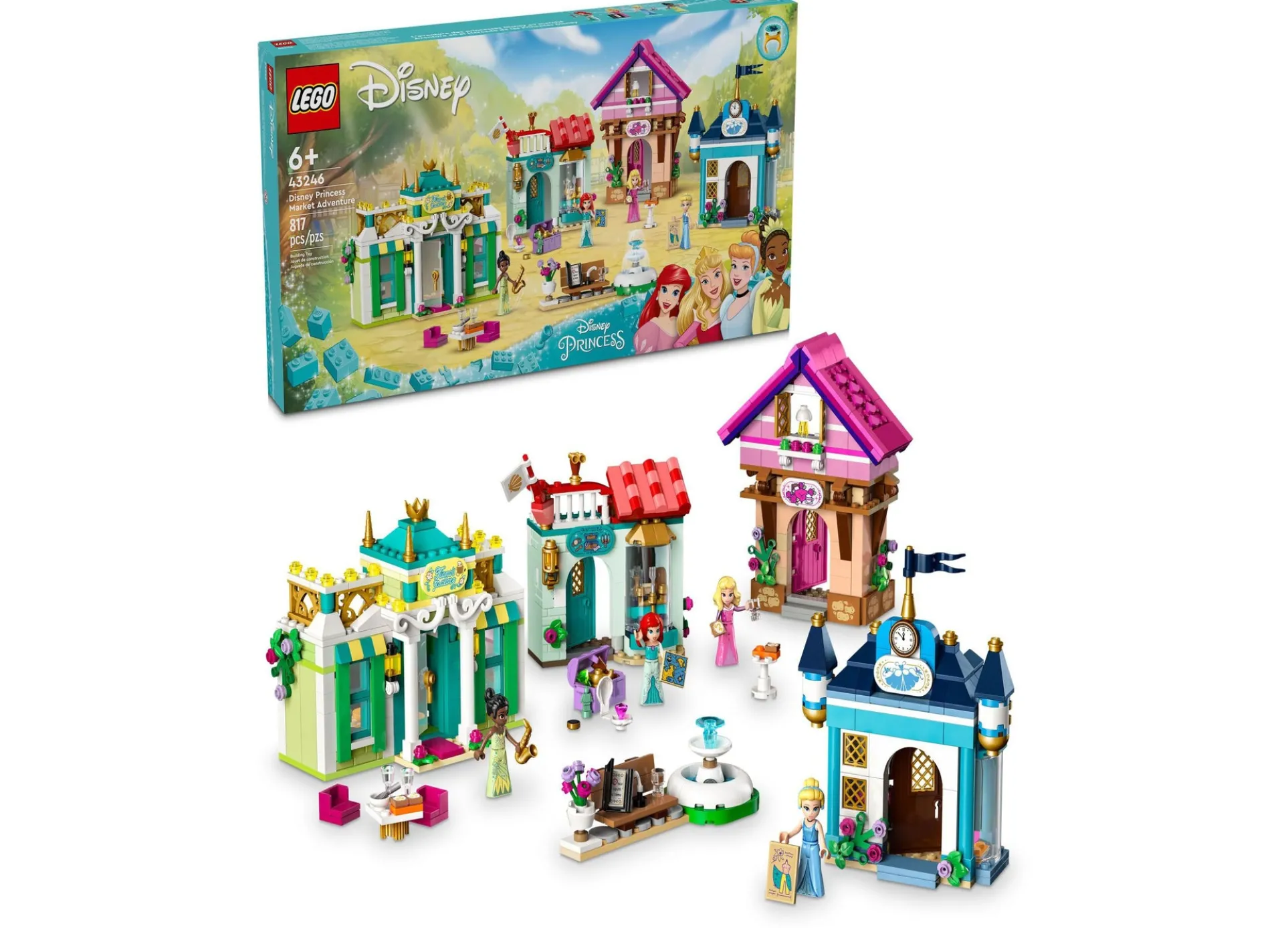 LEGO Disney Princess Market Adventure 817-Piece Playset - 43246