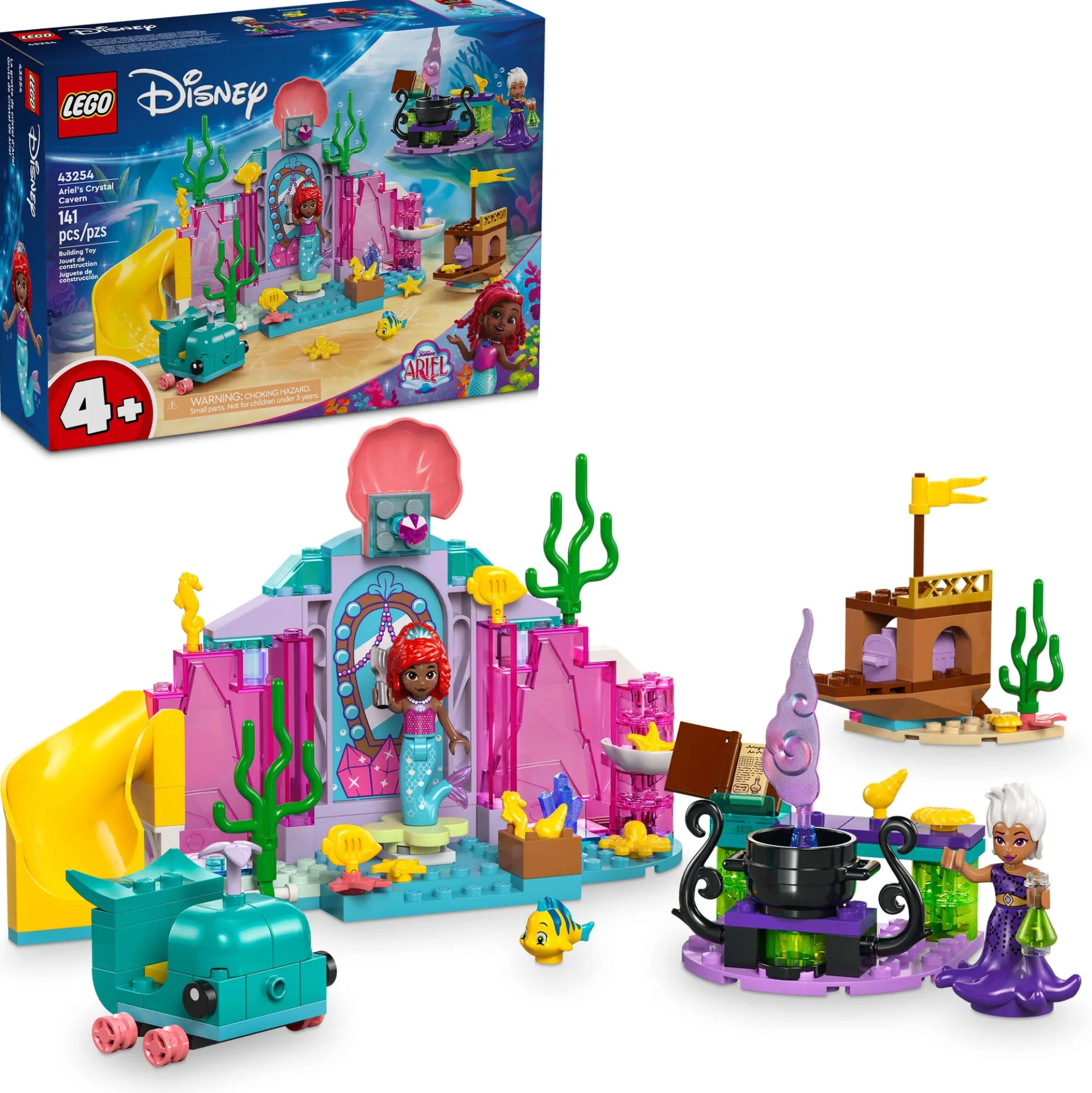 LEGO Disney Princess Ariel’s Crystal Cavern 43254 Building Playset