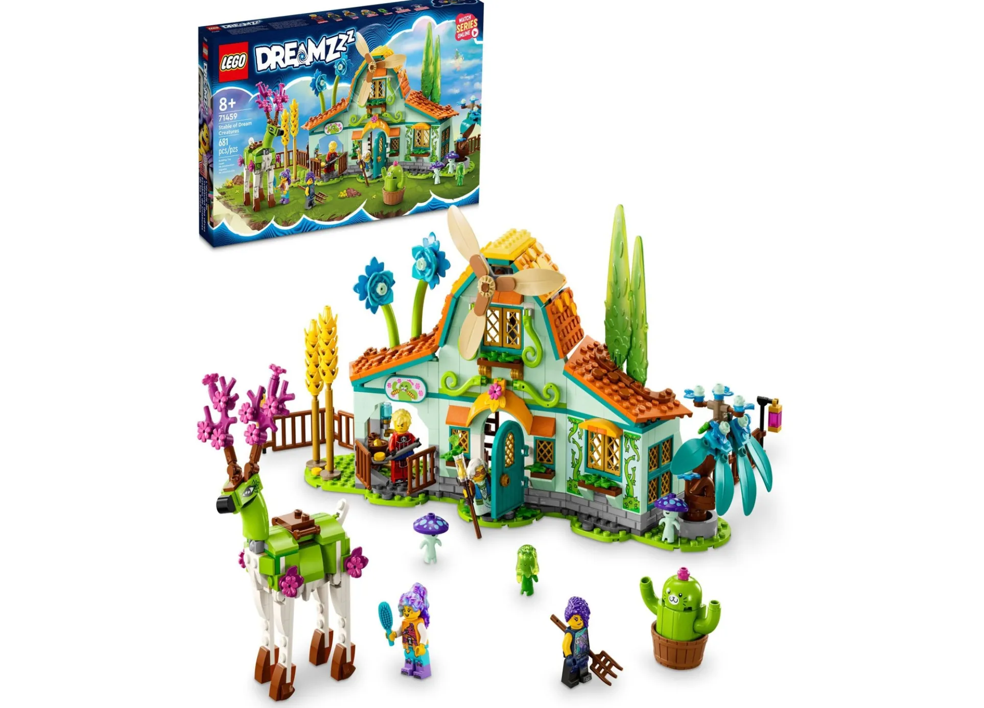 LEGO DREAMZzz 71459 Stable of Dream Creatures 681-Piece Building Set