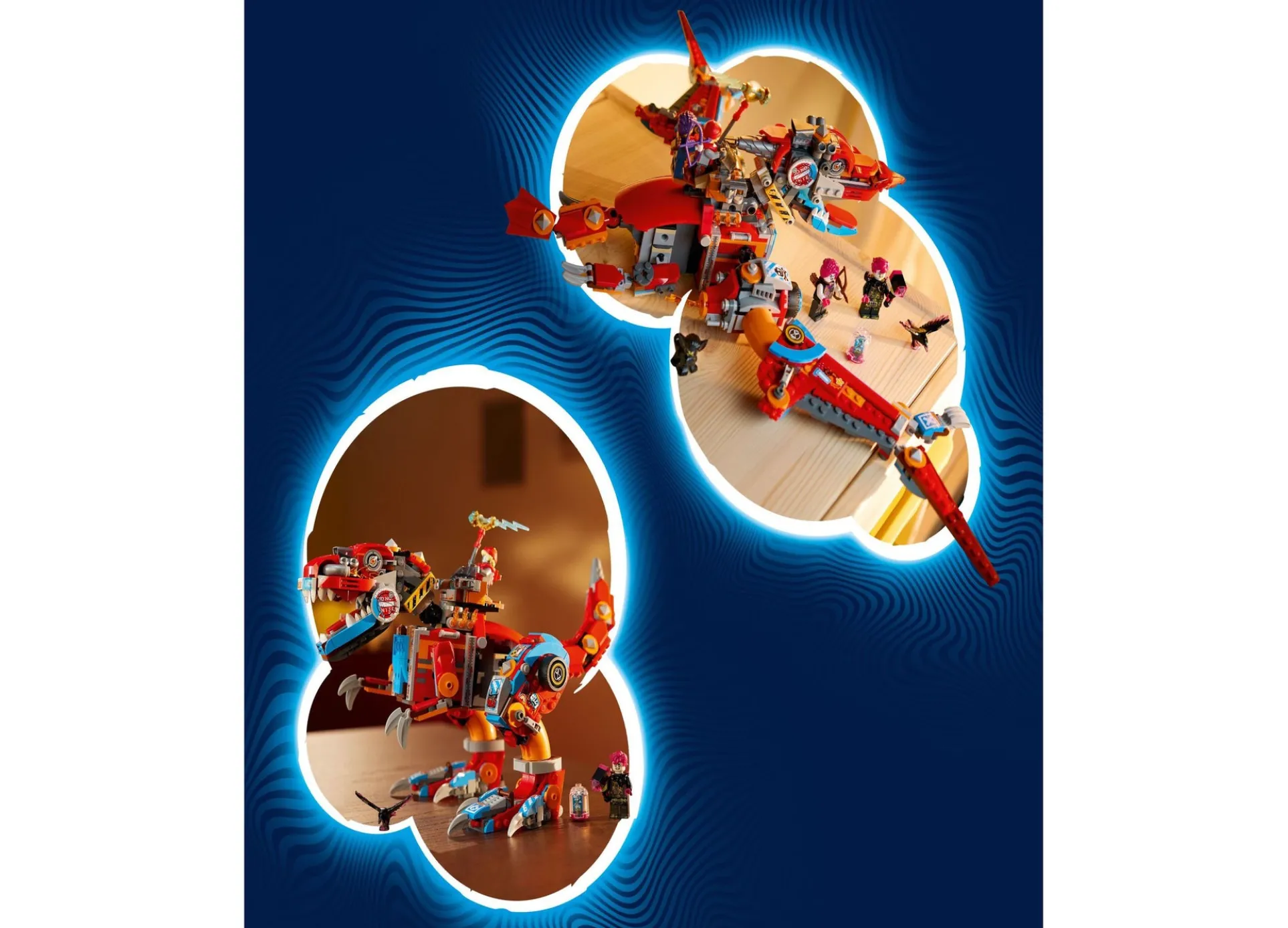 LEGO Dreamzzz Cooper’s Robot Dinosaur C-Rex Building Set 71484, 917 Pieces