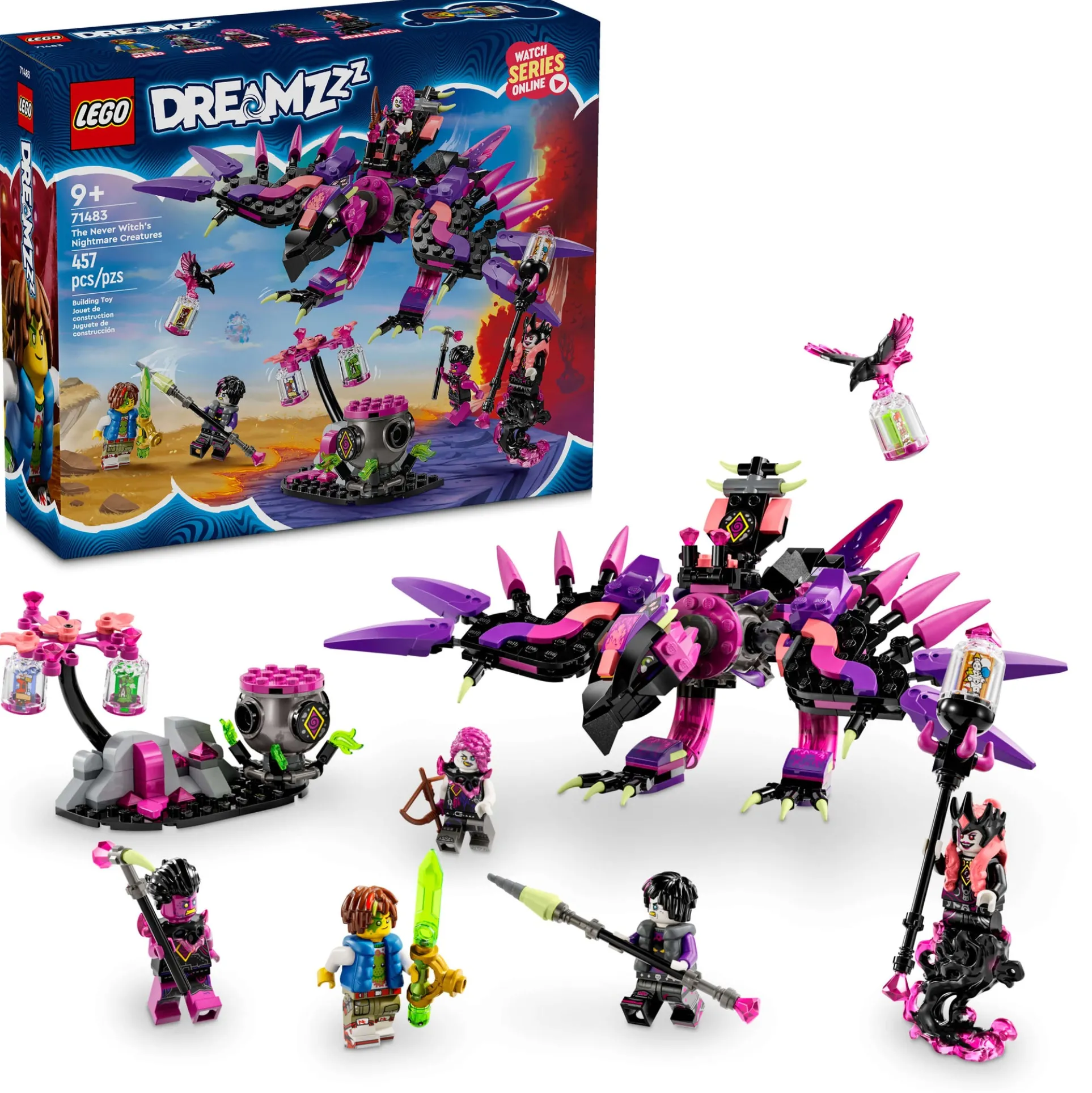 LEGO DREAMZzz The Never Witch’s Nightmare Creatures 457-Piece Set - 71483