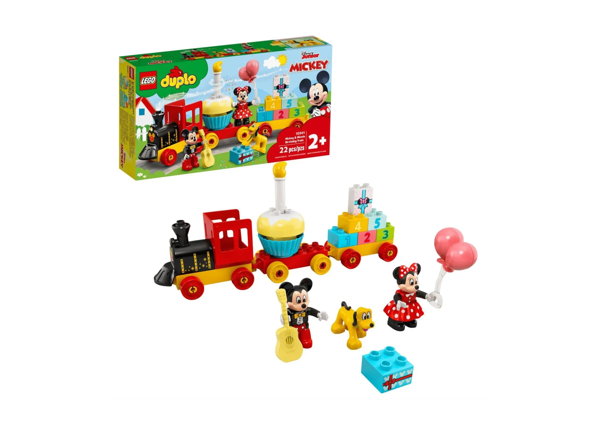 LEGO DUPLO Disney Mickey & Minnie Birthday Train 10941 - 22 Piece Set