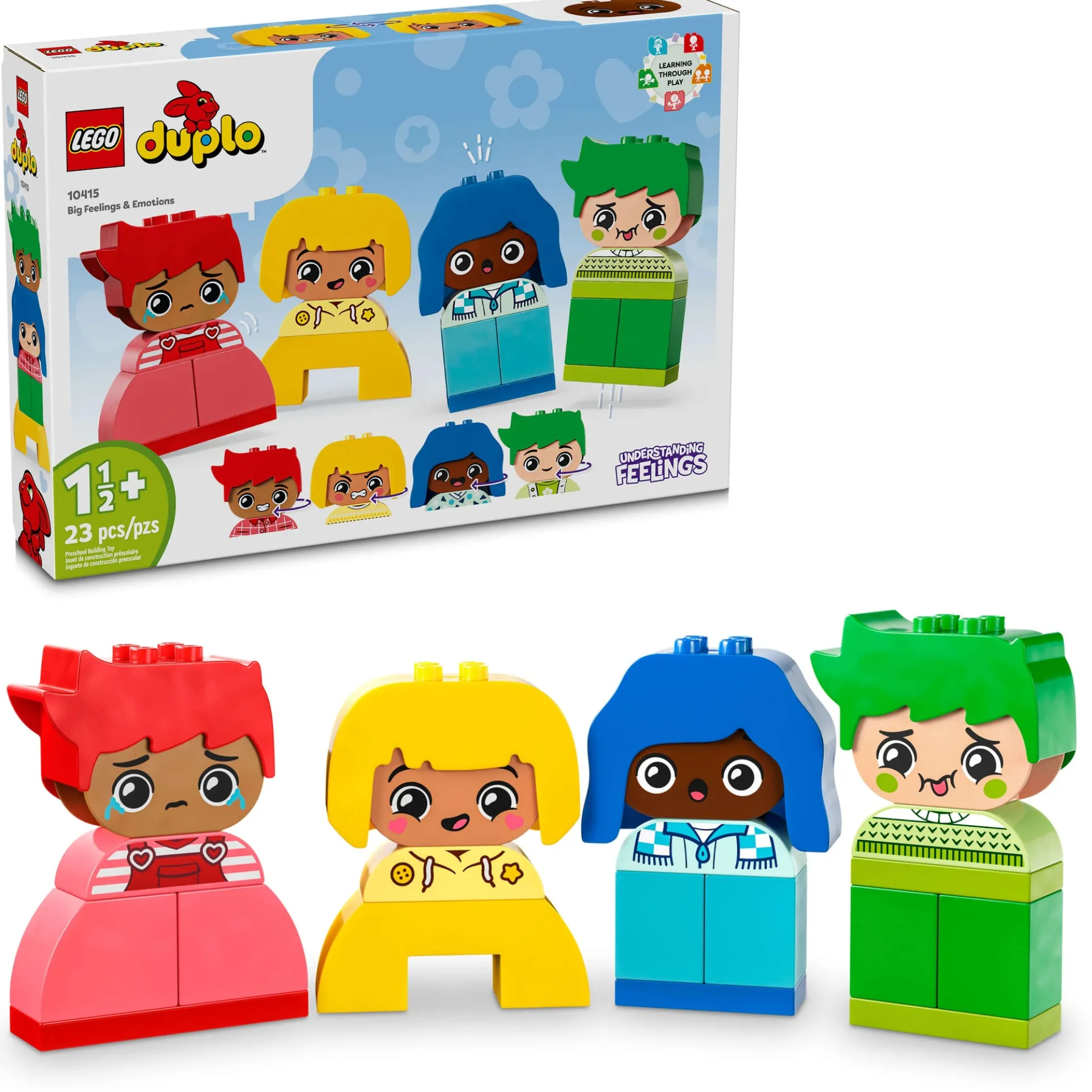 LEGO DUPLO My First Big Feelings & Emotions Building Set - 23 Pieces