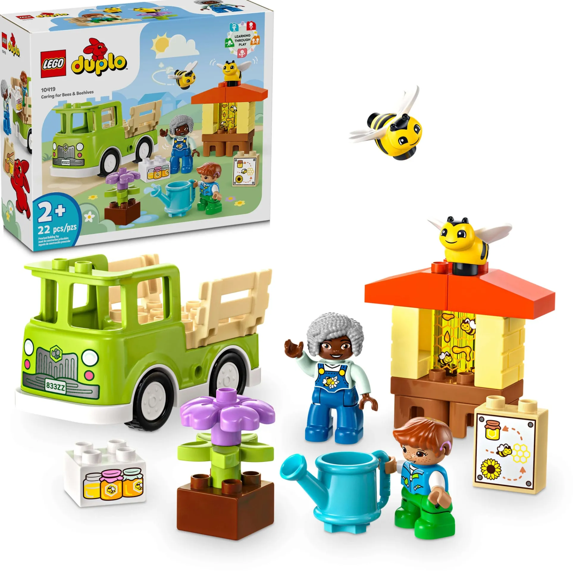 LEGO DUPLO Town 22-Piece Caring for Bees & Beehives Playset