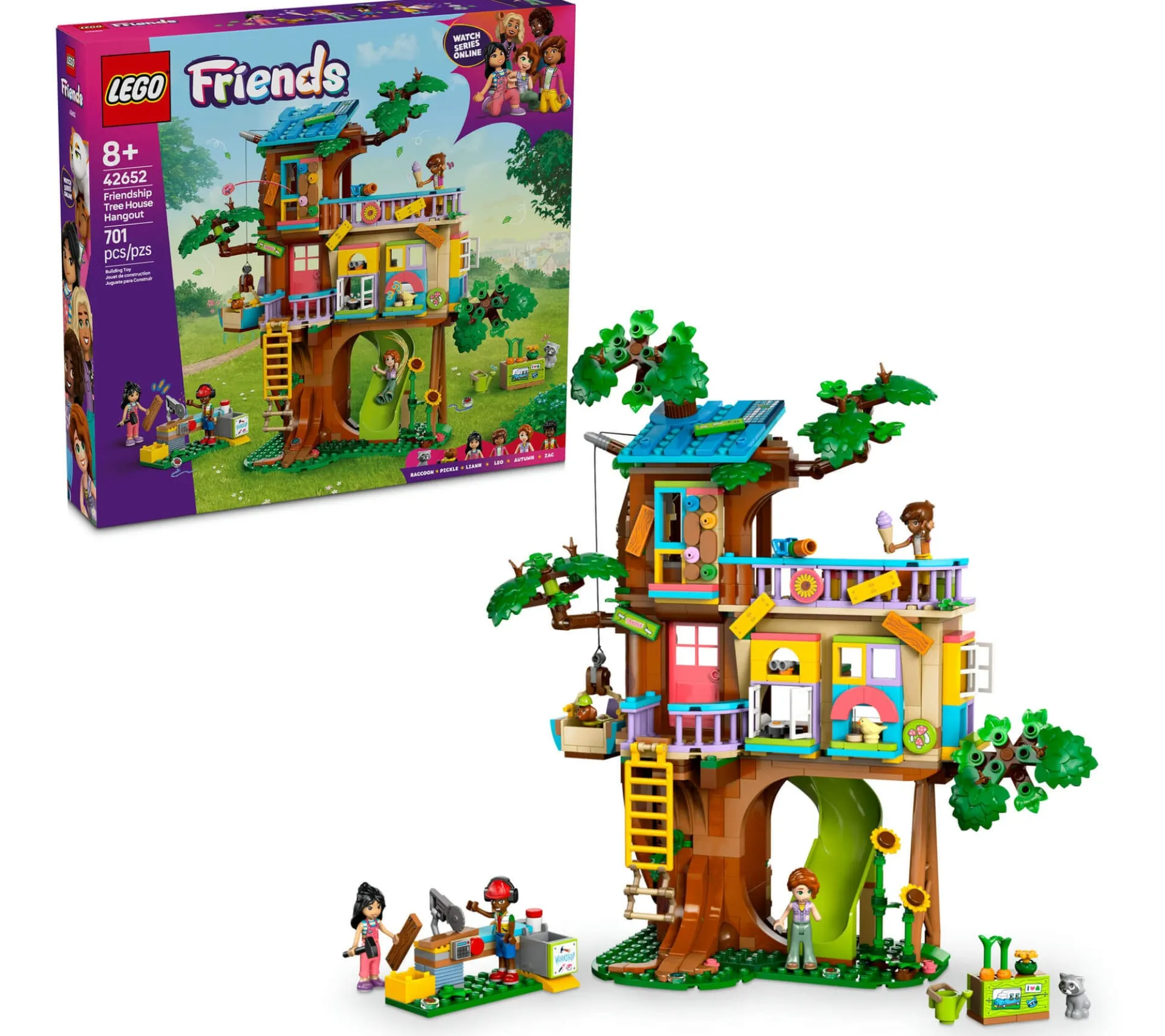 LEGO Friends 701-Piece Friendship Tree House Building Kit 42652