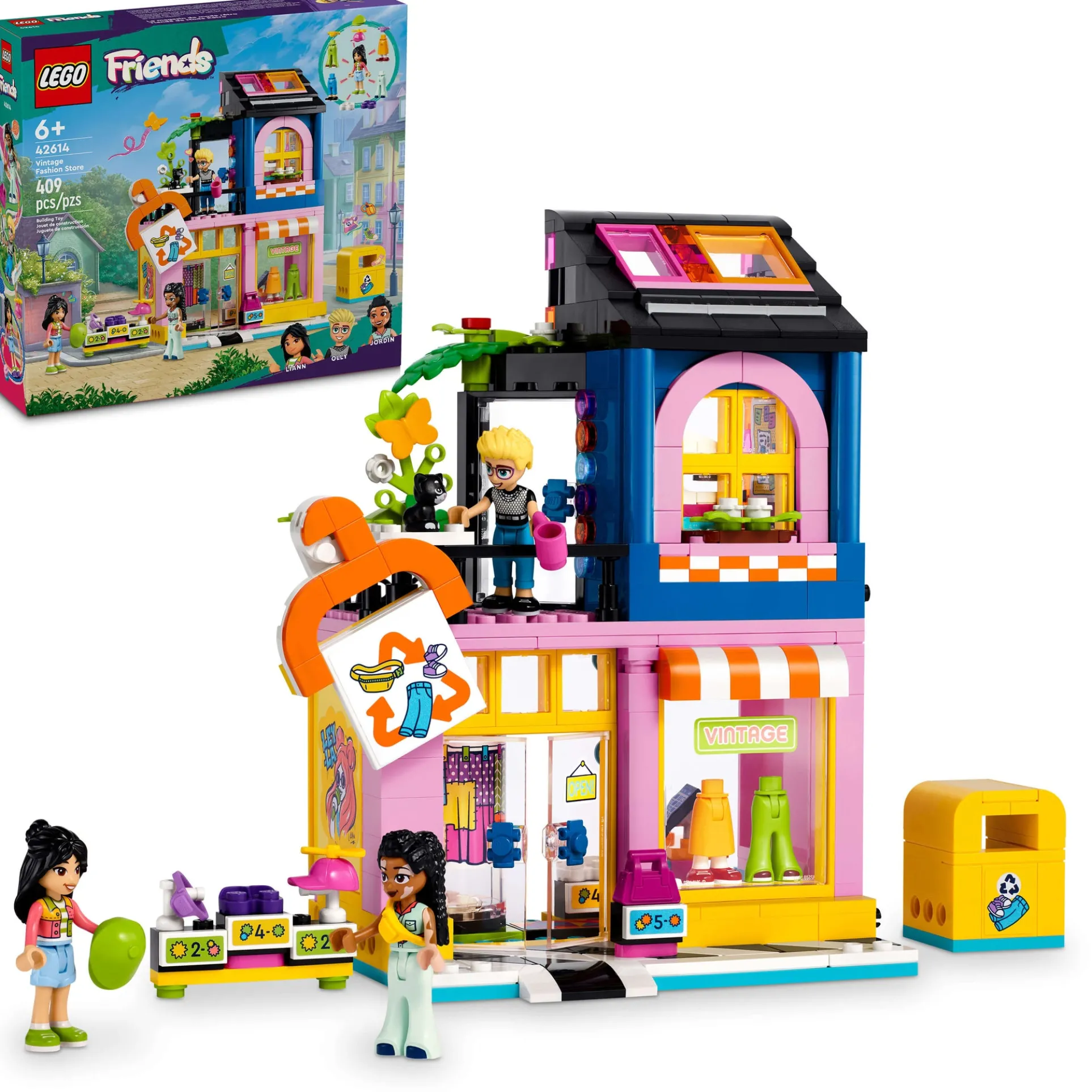 LEGO Friends 409-Piece Vintage Fashion Store Building Set - 42614