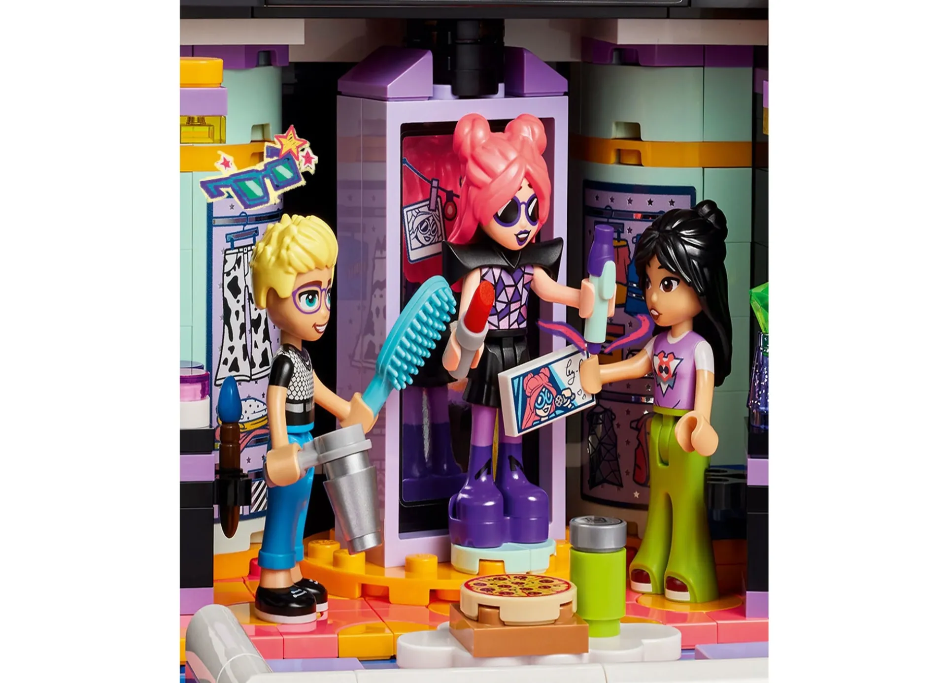 LEGO Friends 845-Piece Pop Star Music Tour Bus Building Set