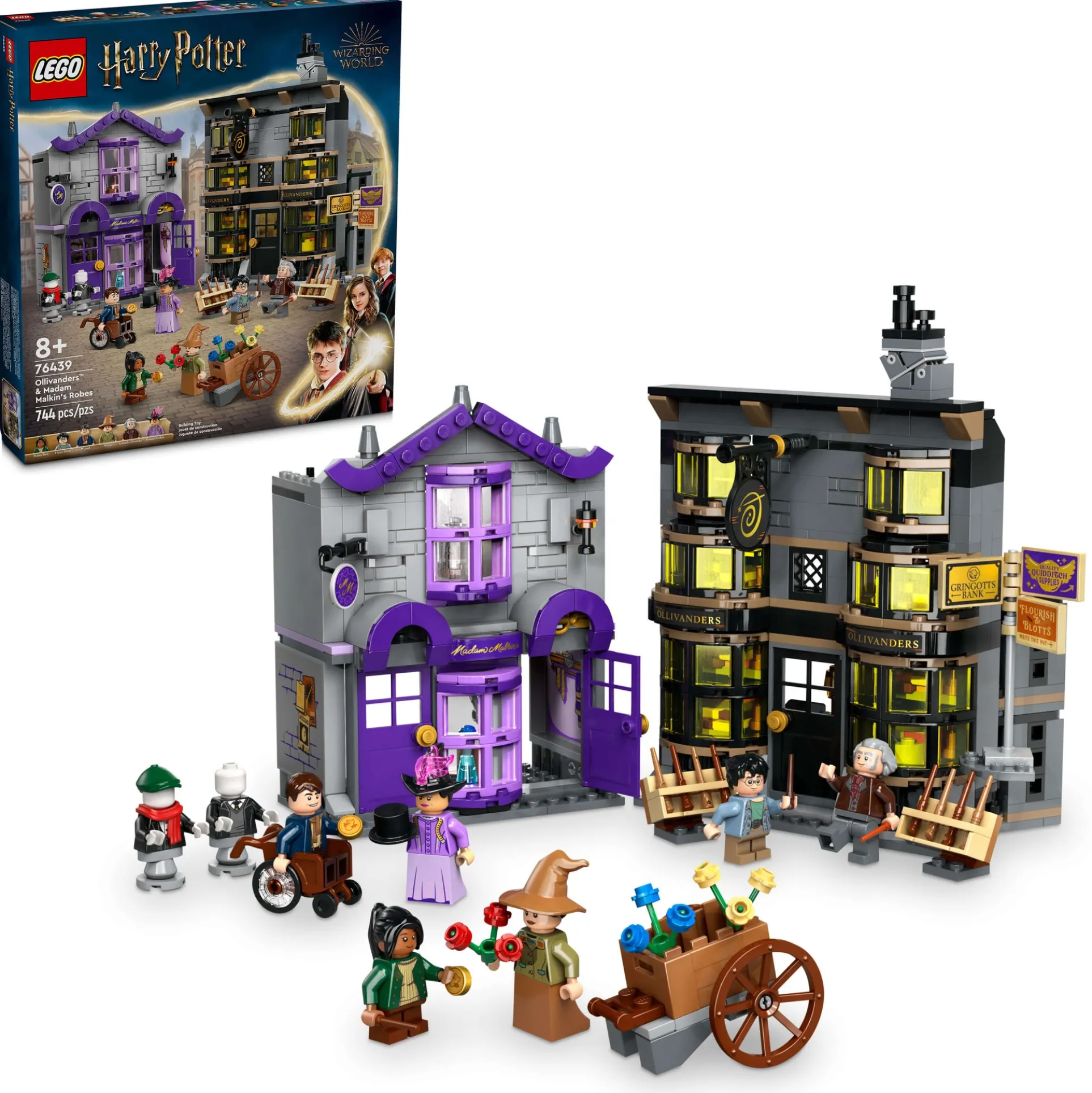 LEGO Harry Potter Diagon Alley Ollivanders & Madam Malkin's Robes Set - 744 Pieces