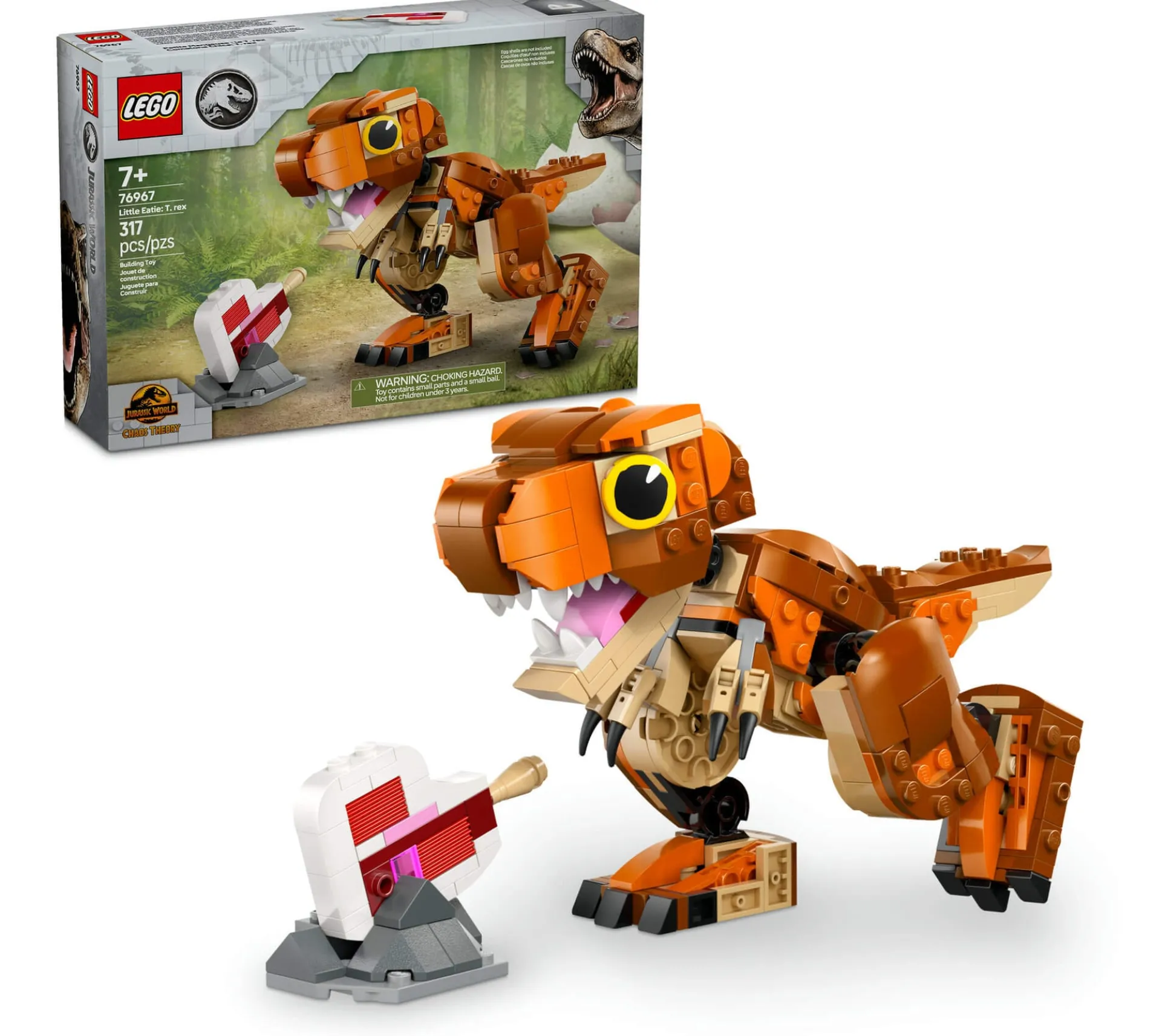 LEGO Jurassic World 317-Piece Little Eatie T. rex Building Kit - 76967