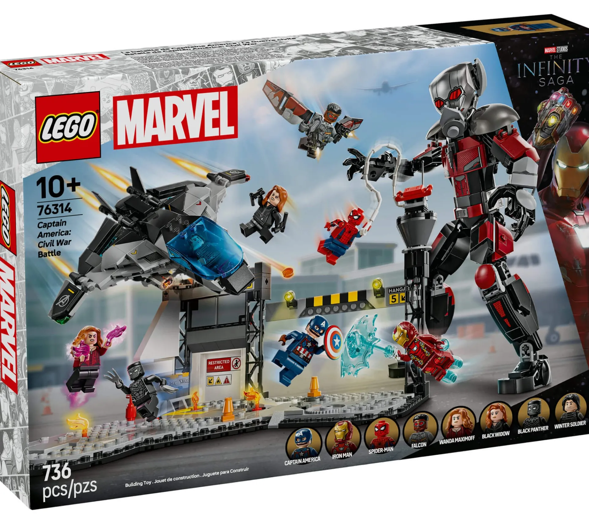 LEGO Marvel Captain America: Civil War 736-Piece Action Battle Playset