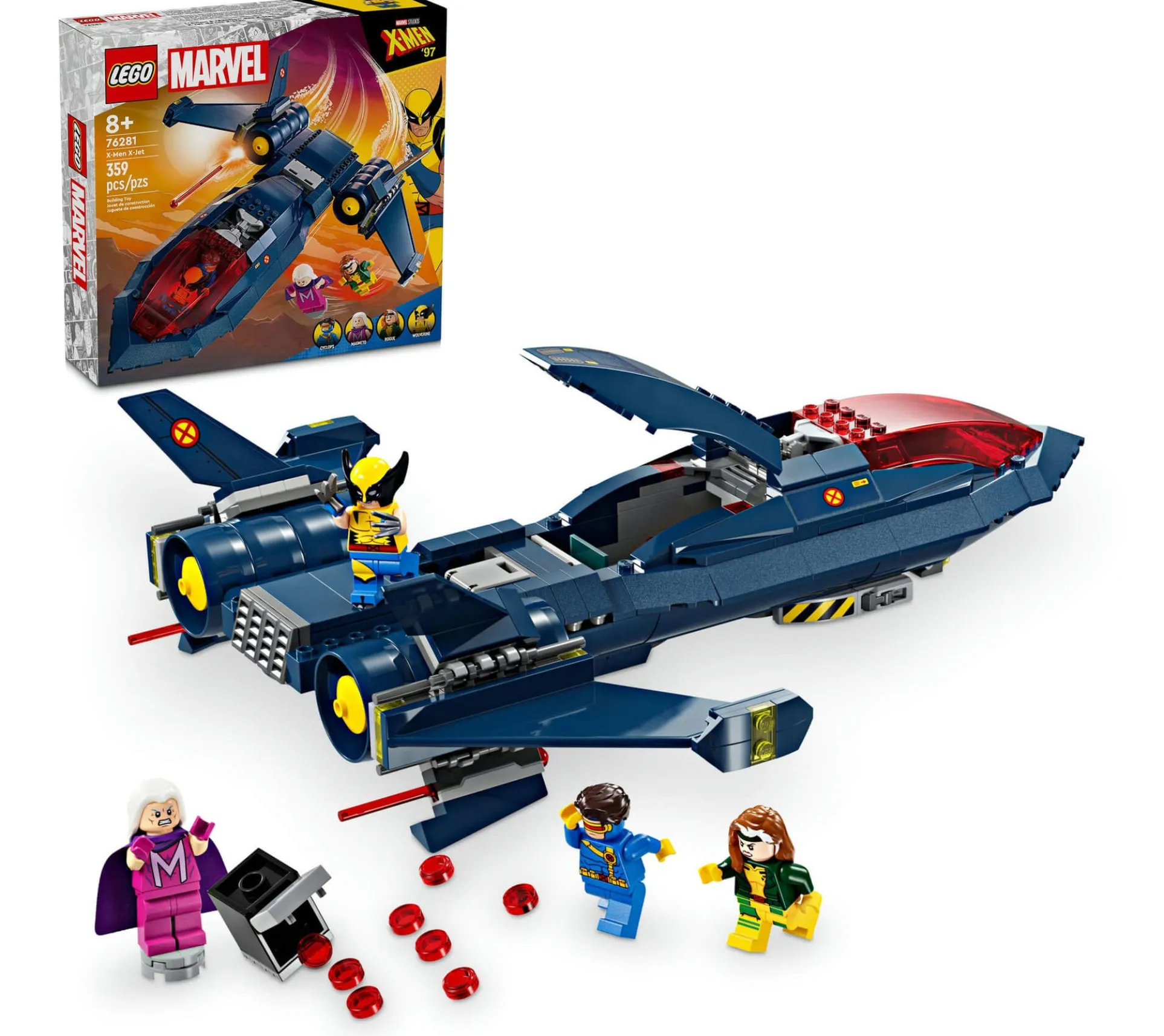 LEGO Marvel X-Men X-Jet Buildable Toy Set 76281