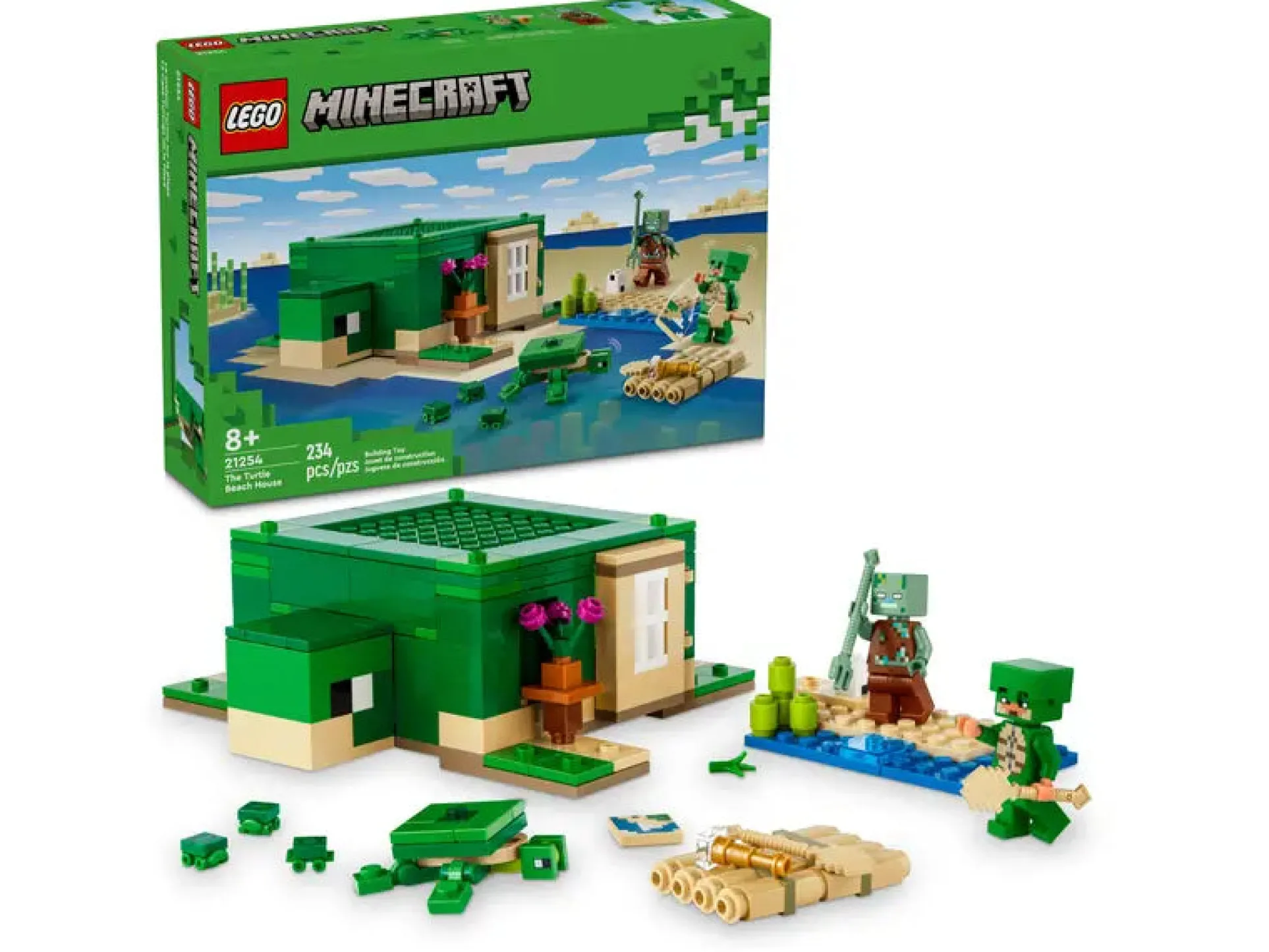 LEGO Minecraft The Turtle Beach House 234-Piece Model 21254