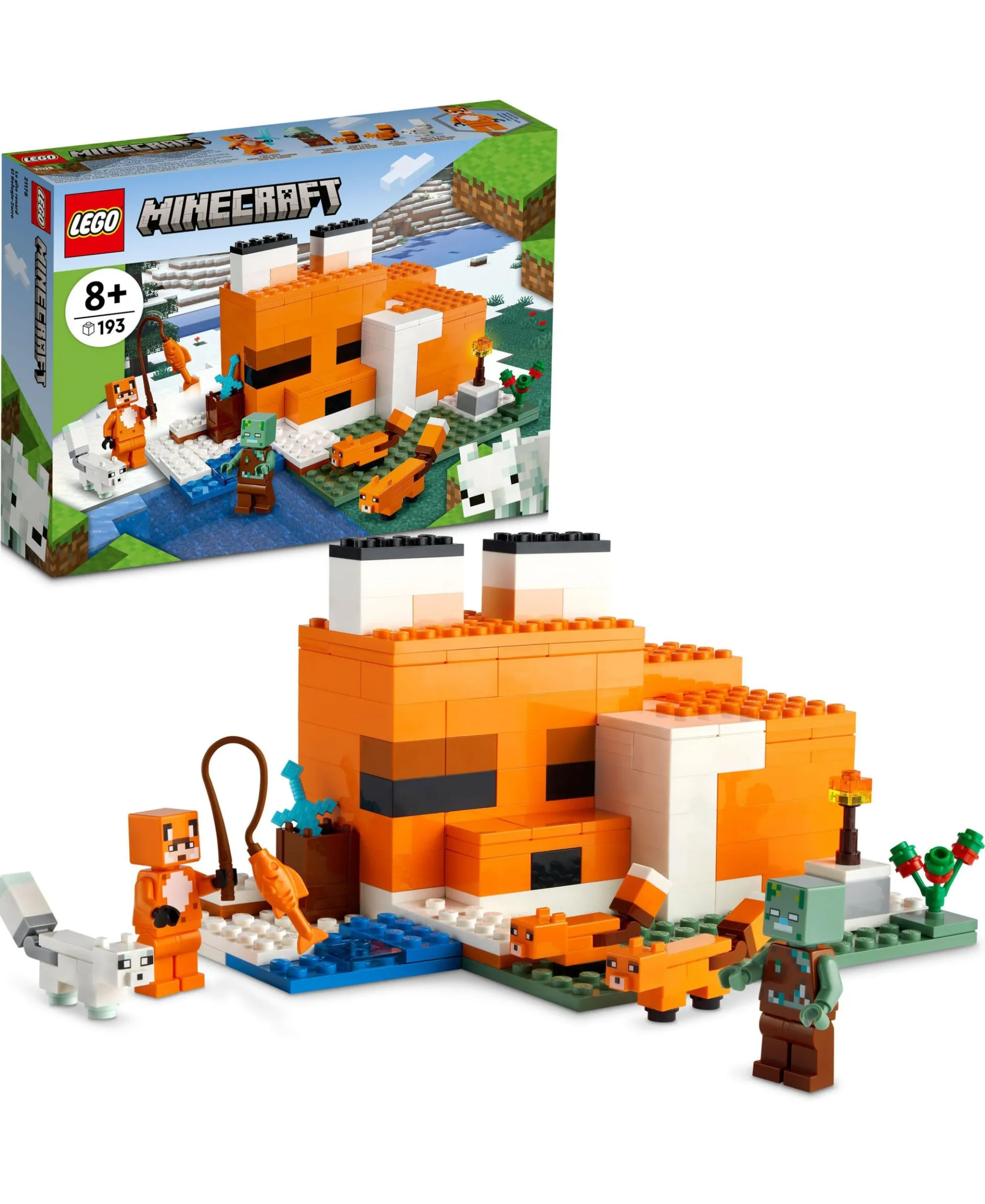 LEGO Minecraft The Fox Lodge 21178 Building Kit - 193 Pieces