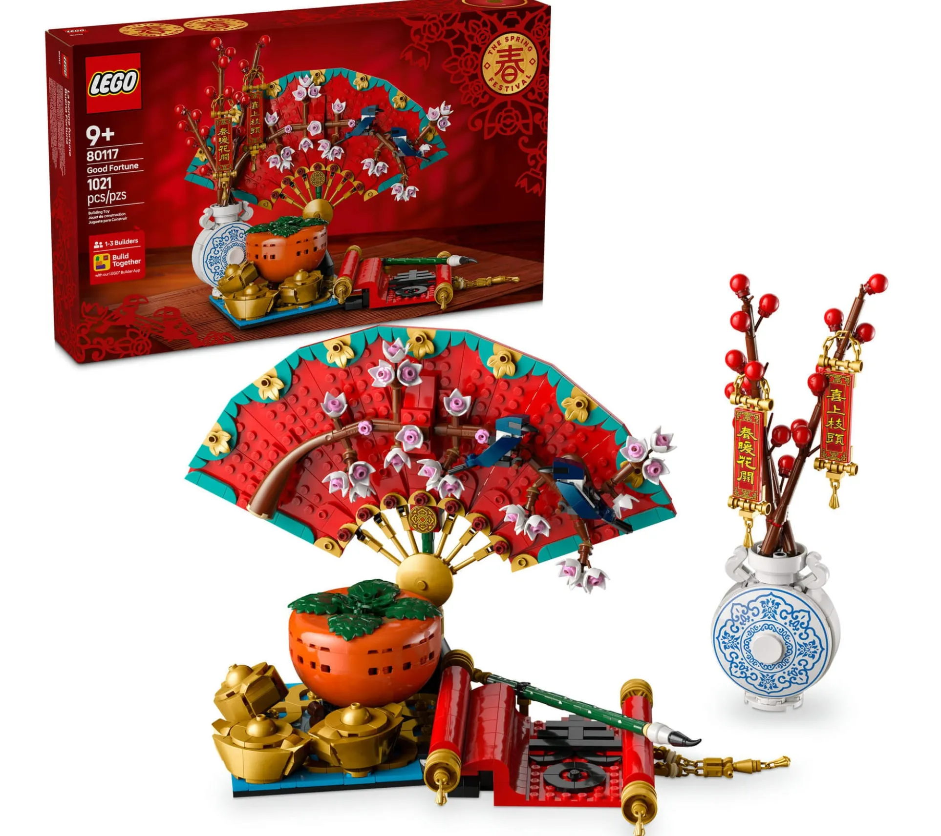 LEGO® Spring Festival Good Luck Charms Building Set 80117