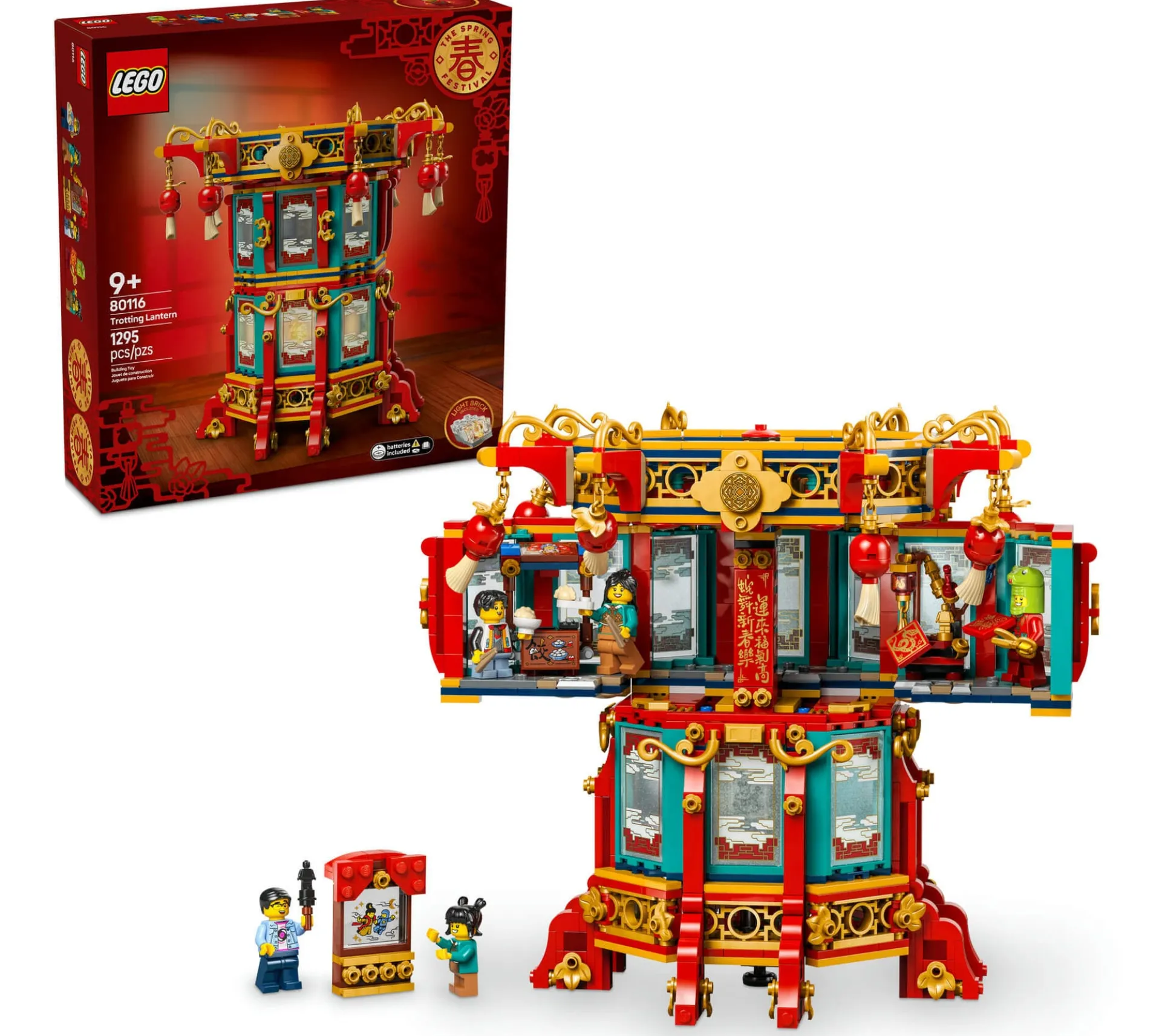 LEGO Spring Festival 80116 Trotting Lantern Building Set - 1240 Pieces
