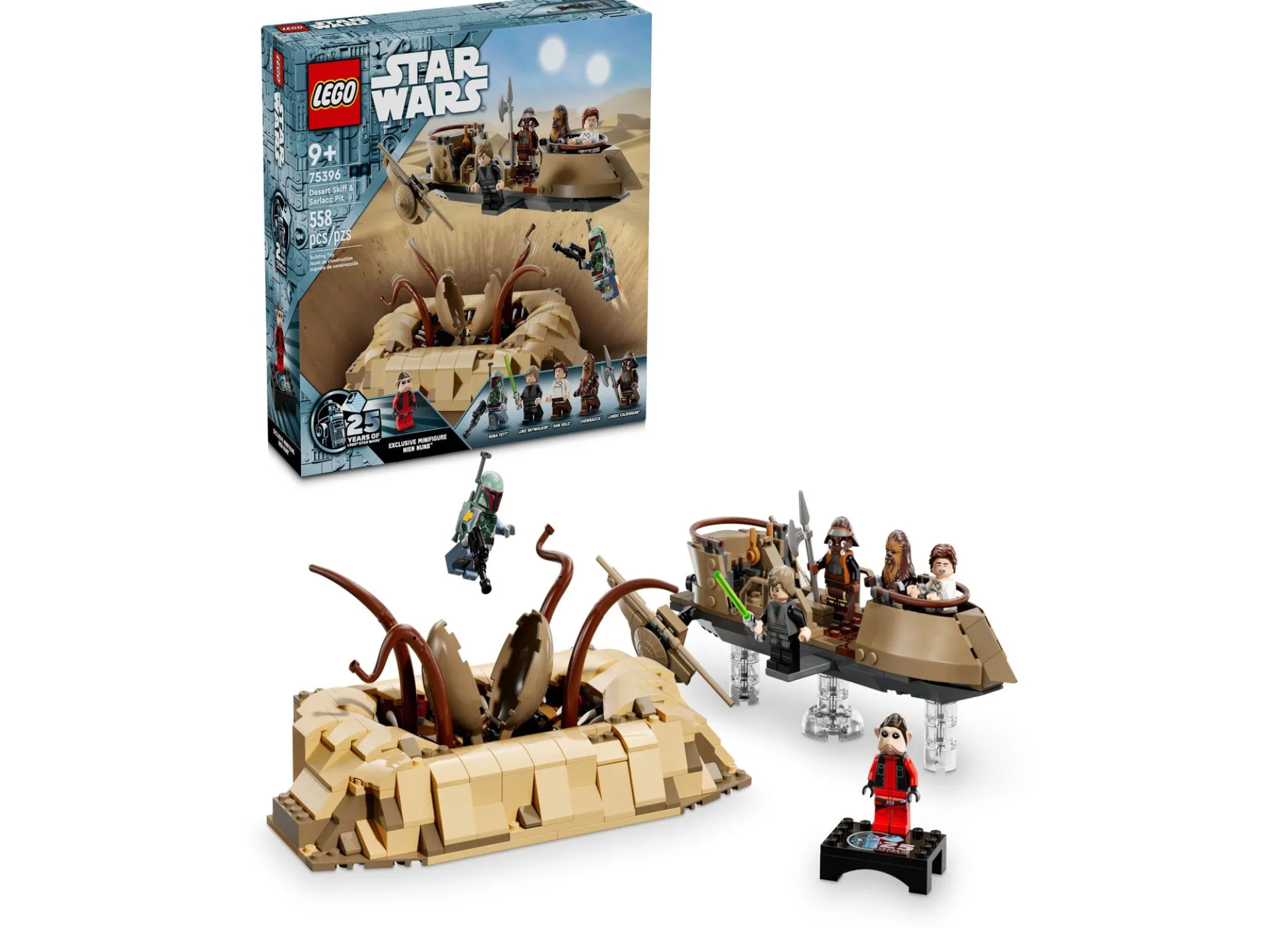 LEGO® Star Wars Desert Skiff Sarlacc Pit Building Set 75396, 558 Pieces