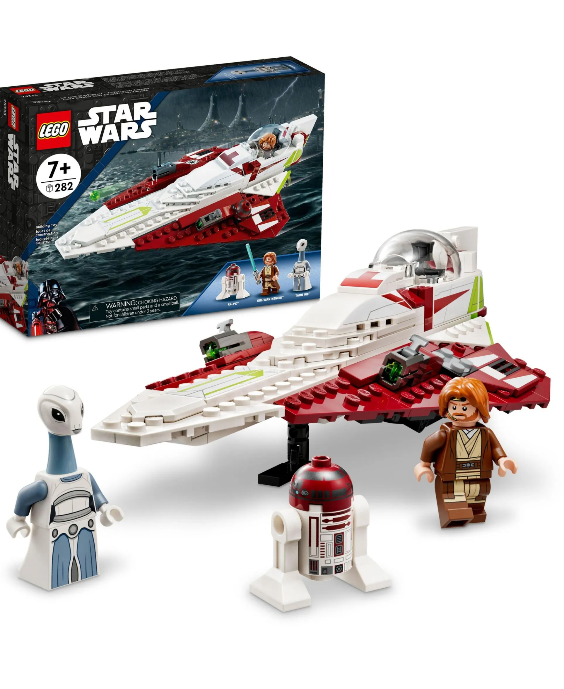 LEGO Star Wars Obi-Wan Kenobi's Jedi Starfighter 75333 Building Kit - 282 Pieces
