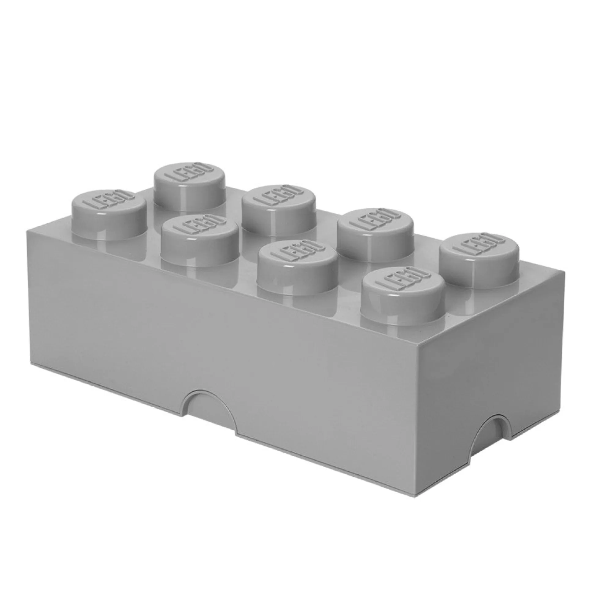 LEGO Storage Brick 8 - Medium Stone Grey Organizer and Decor