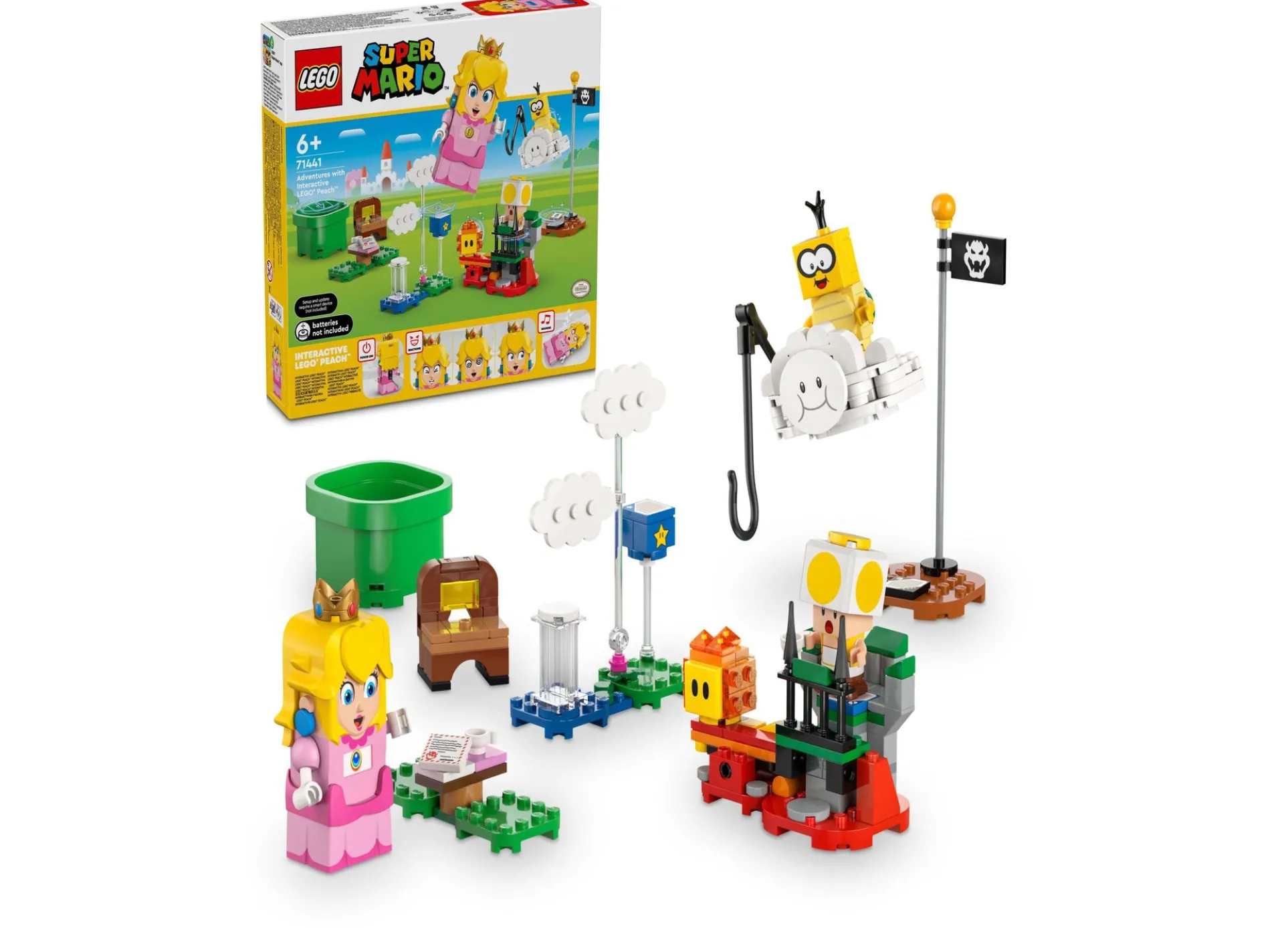 LEGO Super Mario Adventures with Interactive Peach Princess Toy 71441 - 208 Pieces