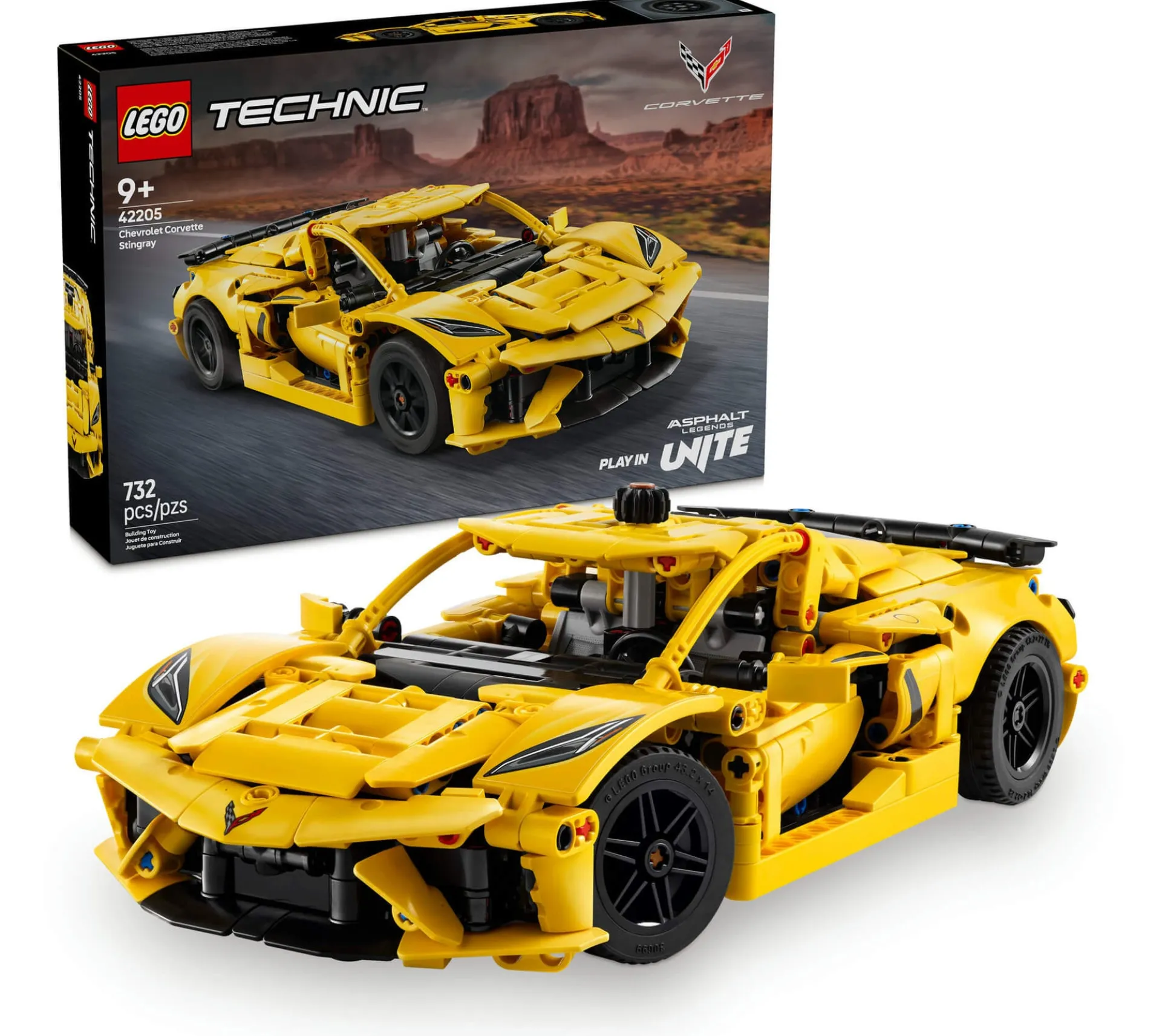 LEGO Technic Chevrolet Corvette Stingray 732-Piece Model Kit