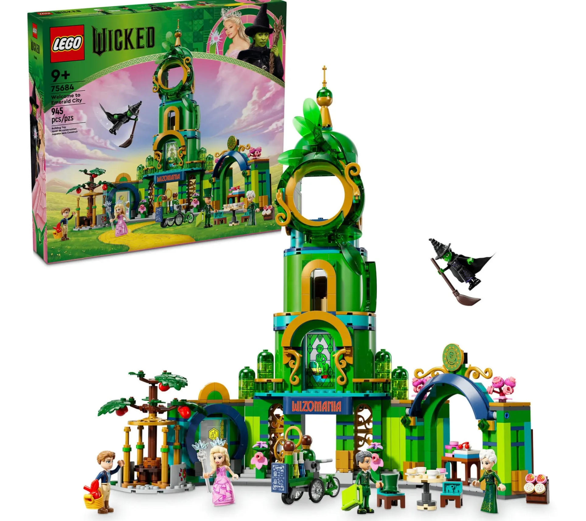 LEGO Wicked Welcome to Emerald City 945-Piece Collectible Toy
