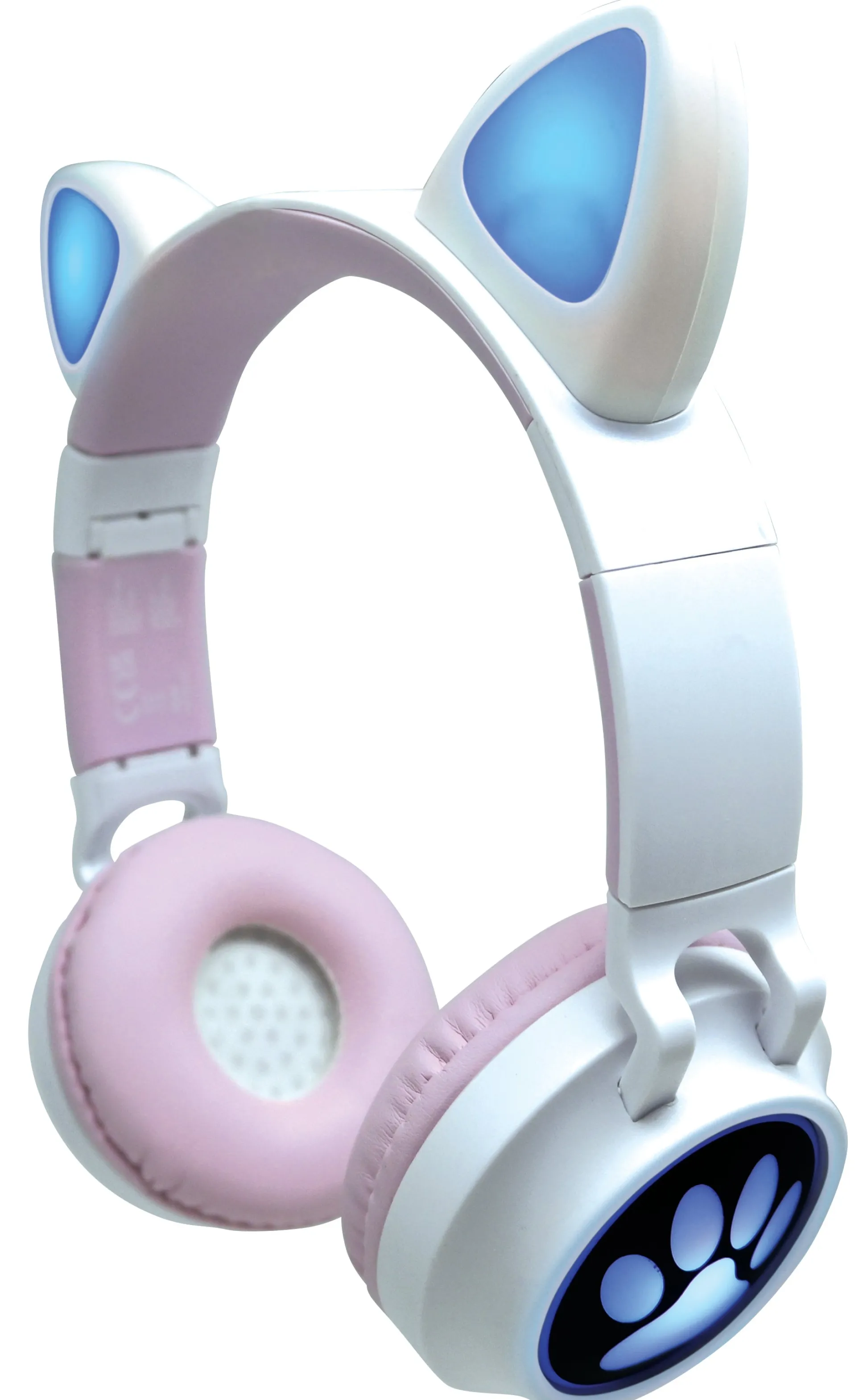 Lexibook Bluetooth Cat Ear Headphones with LED Lights - Pink