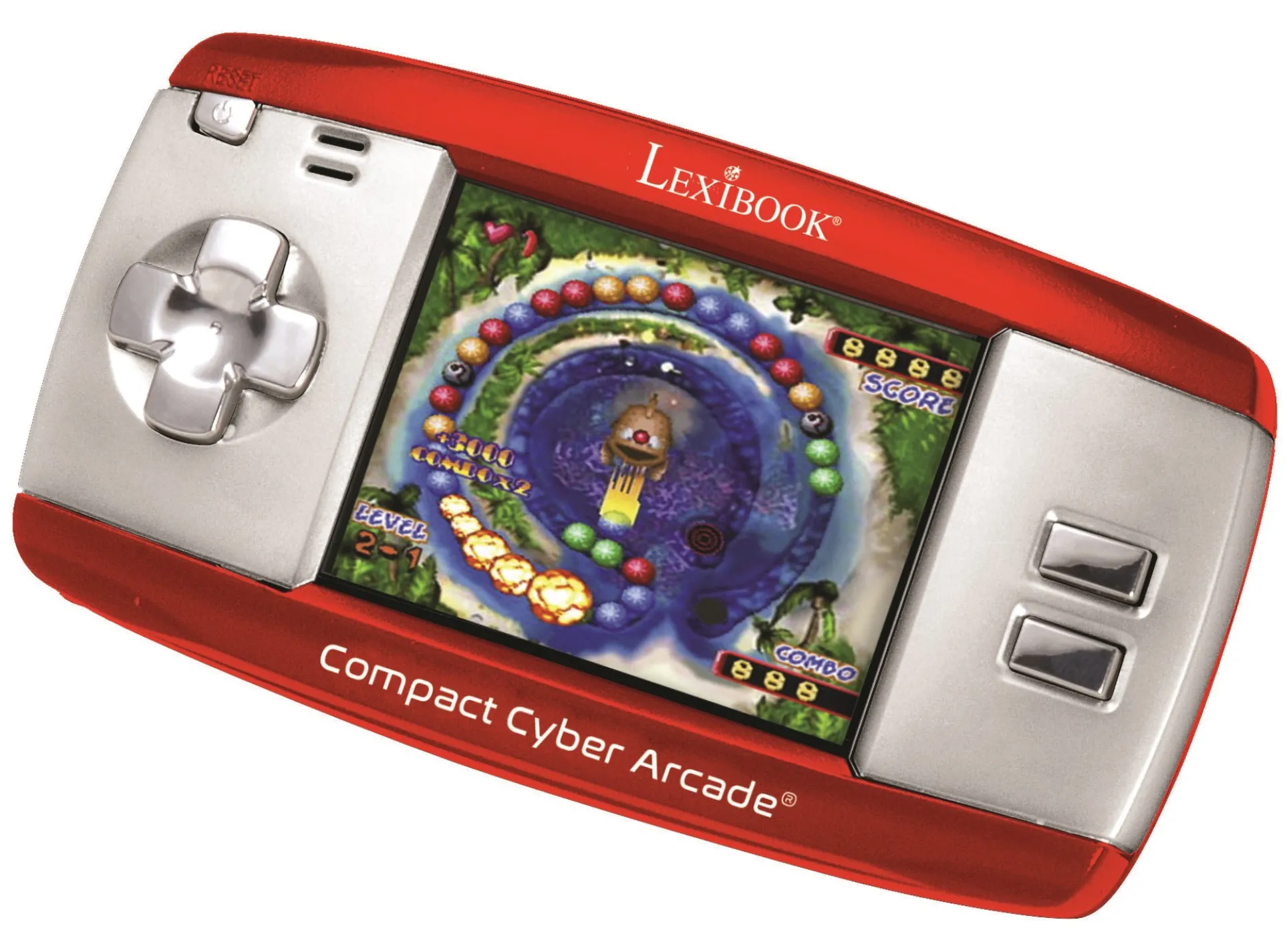 Lexibook Compact Cyber Arcade with 250 Games, Multi-Color Edition
