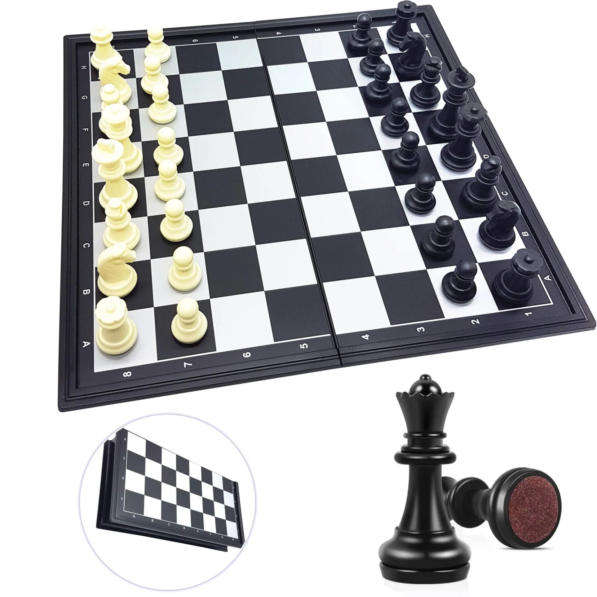 Lexibook Compact Magnetic Foldable Chess Set