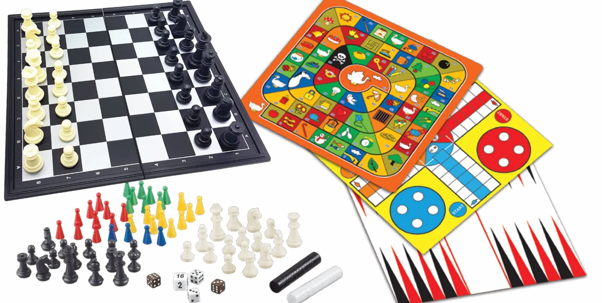 Lexibook 8-in-1 Magnetic Board Games Set for Multiplayer Fun