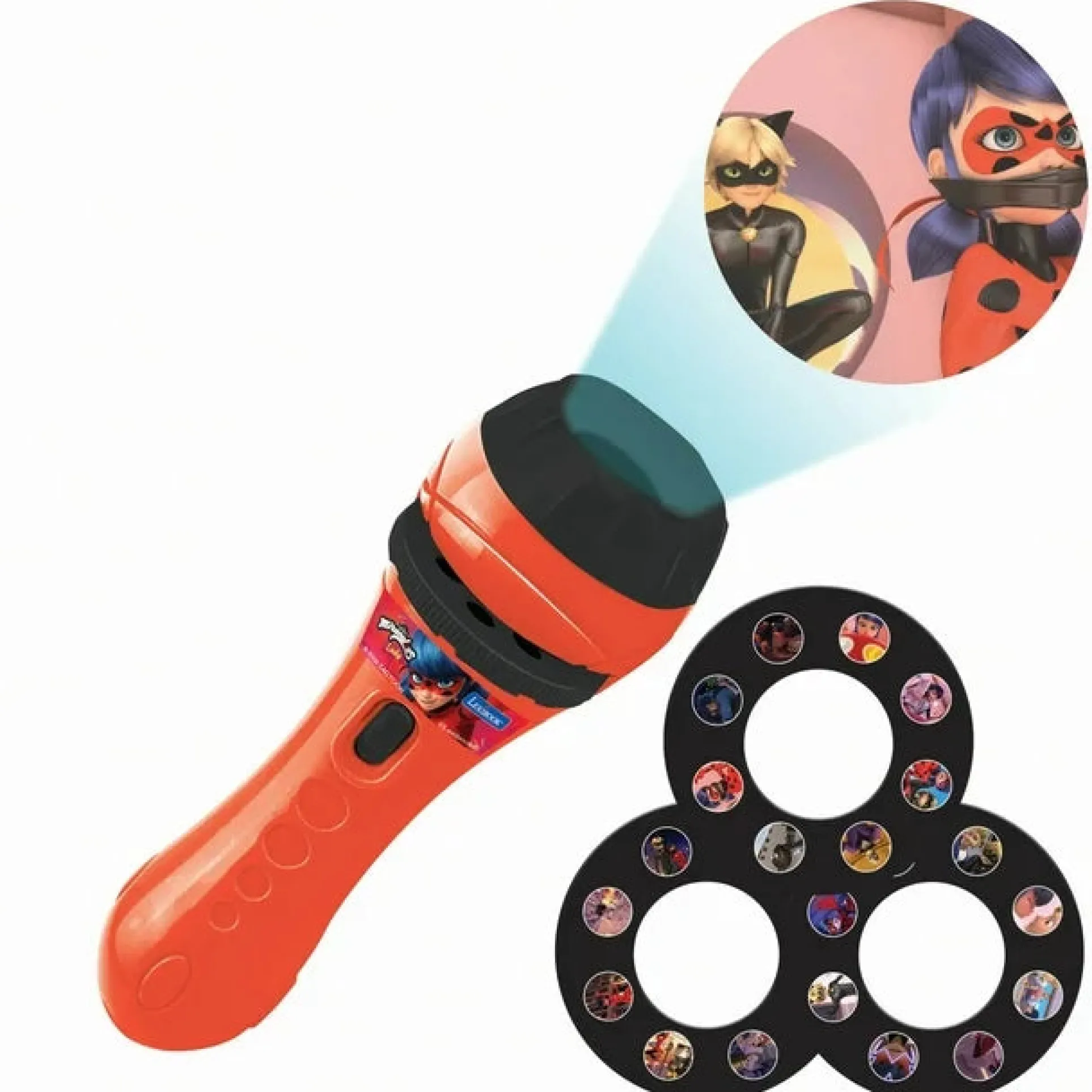 LEXIBOOK Miraculous Ladybug Story Projector - Interactive LED Torchlight