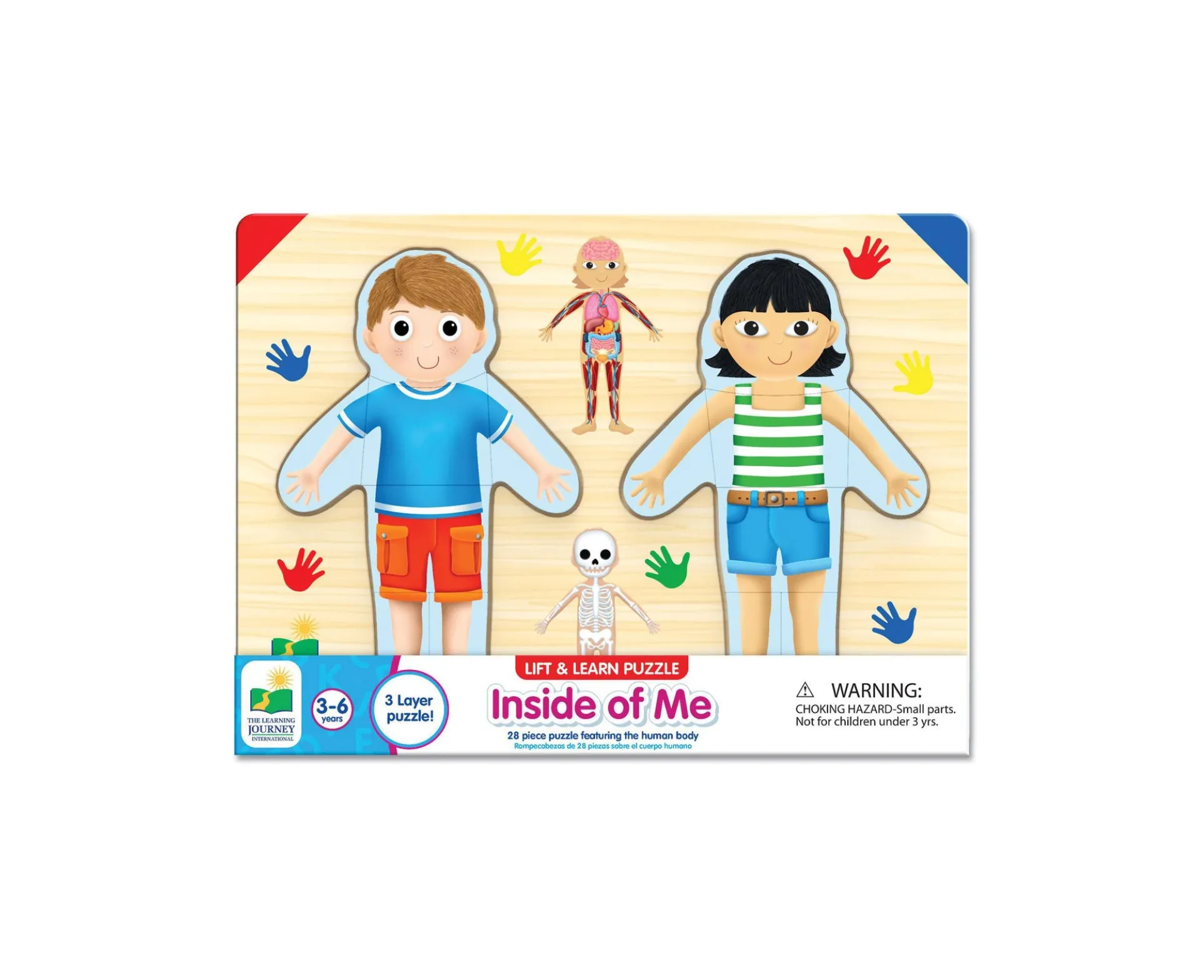 Lift & Learn Anatomy Adventure Puzzle - Inside of Me - 28 Pcs