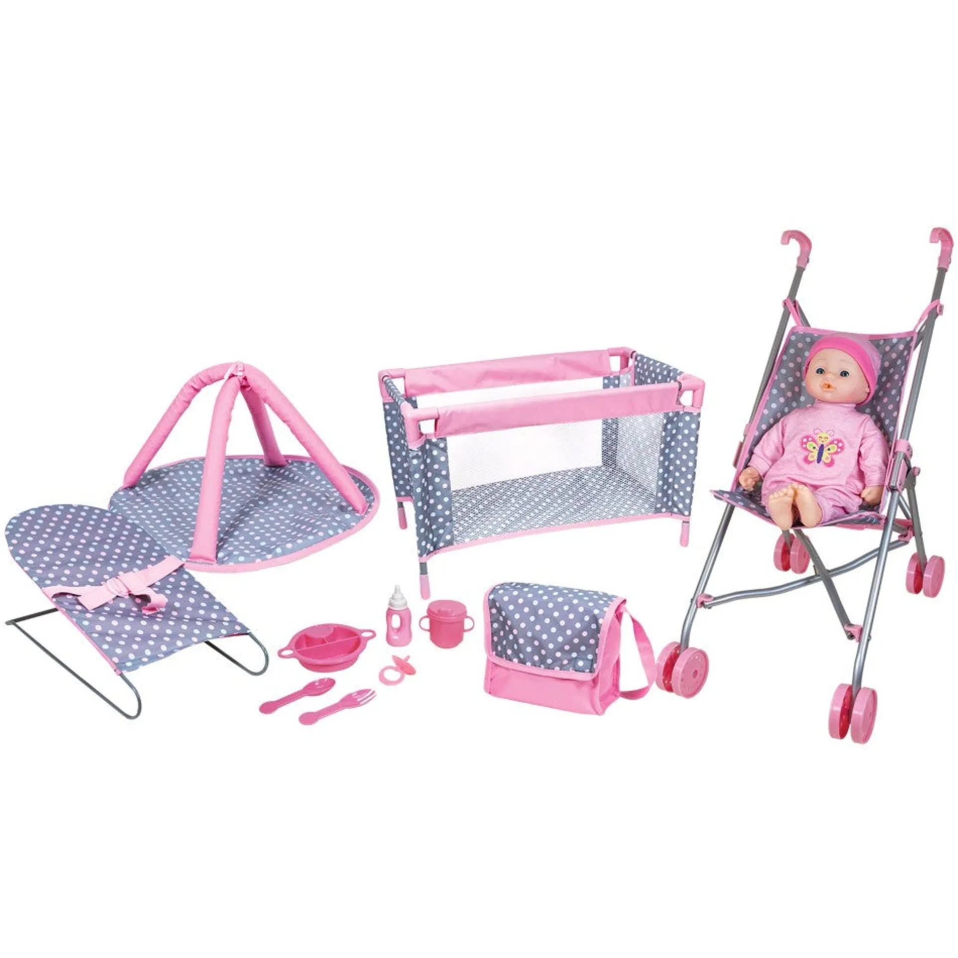 Lissi 16" Deluxe Baby Doll Playset with Accessories