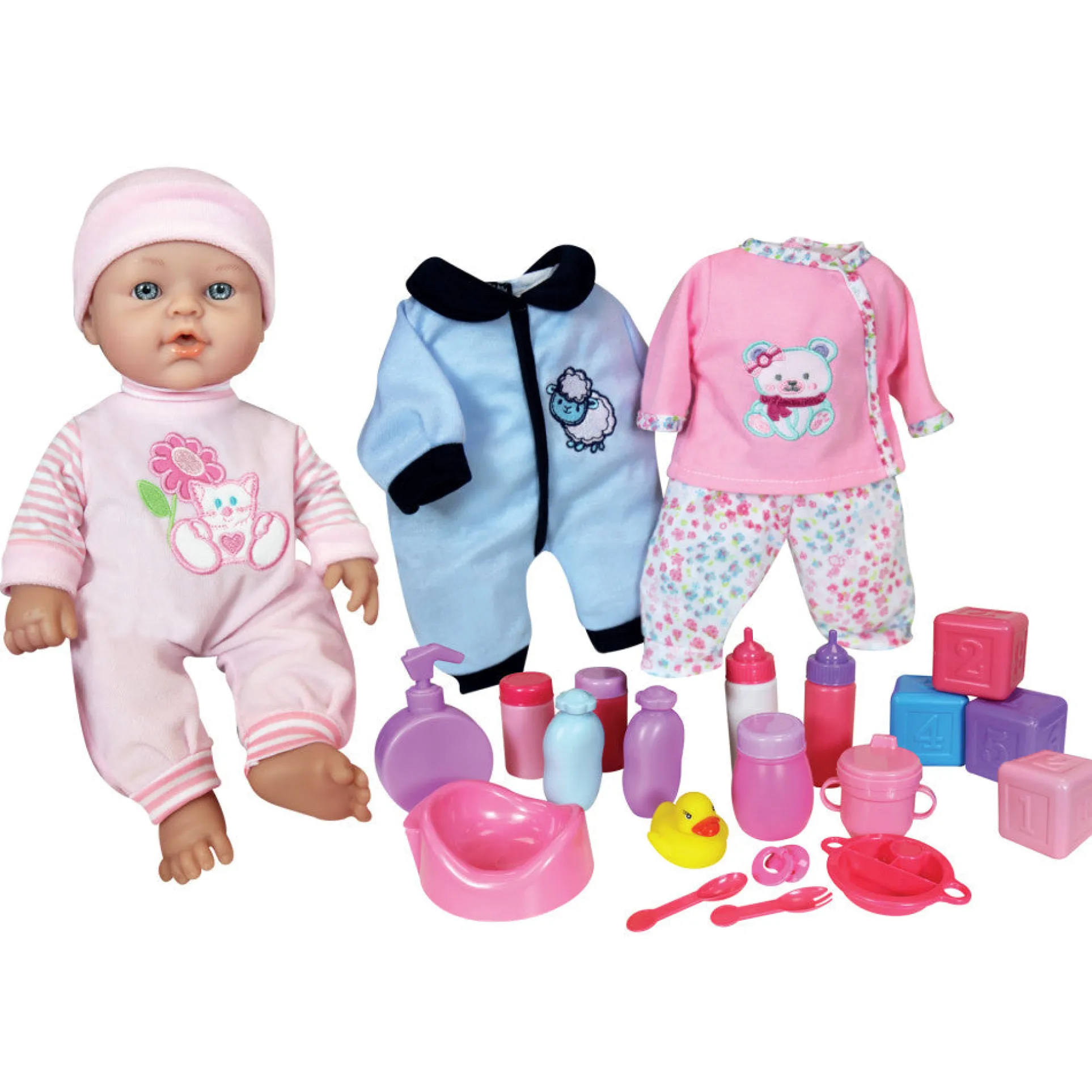 Lissi 12" Interactive Baby Doll with Multiple Accessories and Outfits