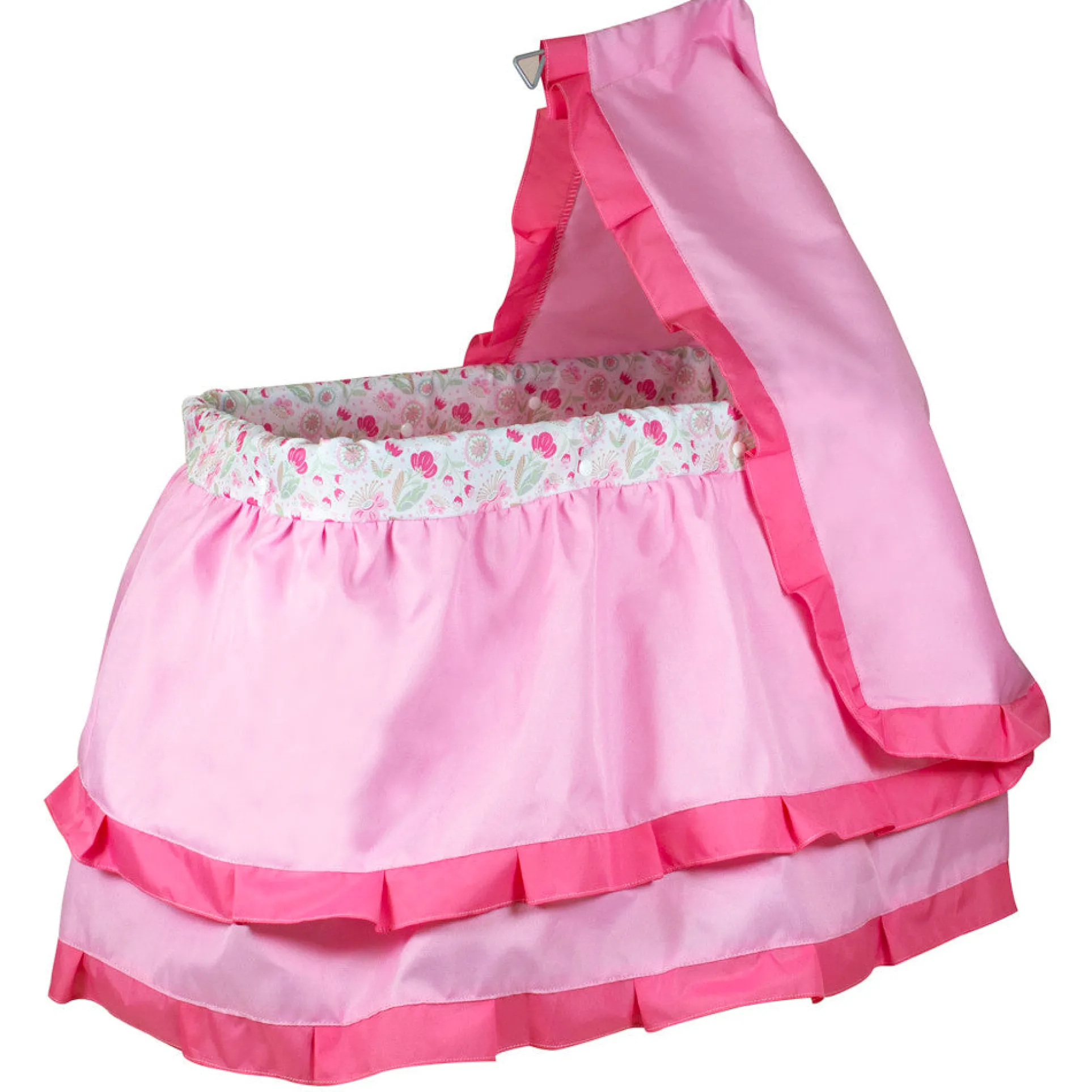 Lissi Deluxe Canopy Doll Bed with Elegant Tiered Linens