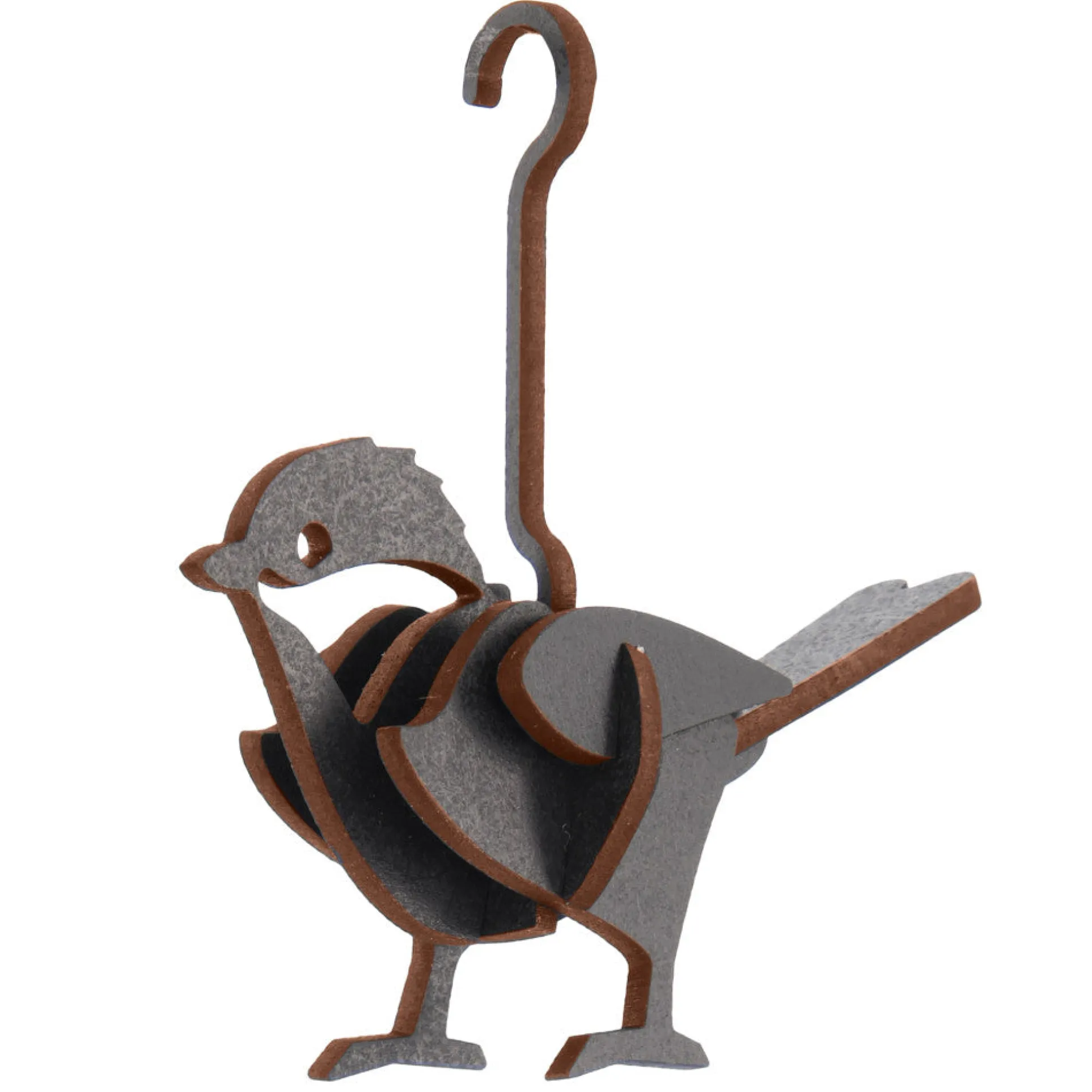 Little & Wood Chickadee 3D Wooden Puzzle Kit - Small Black Model