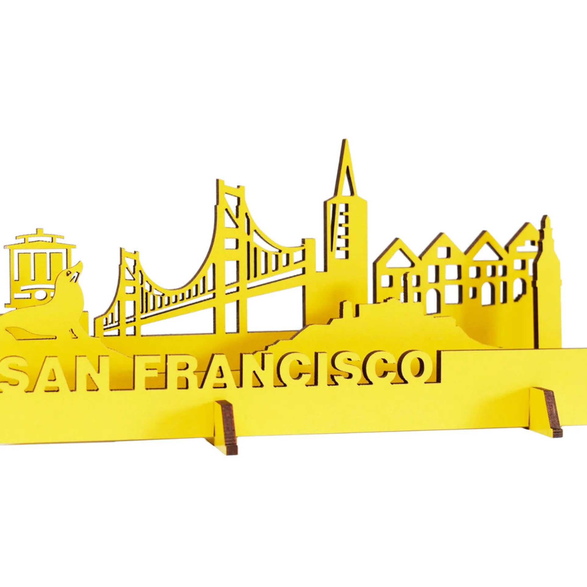 Little & Wood: San Francisco 3D Wooden Puzzle Kit - Medium