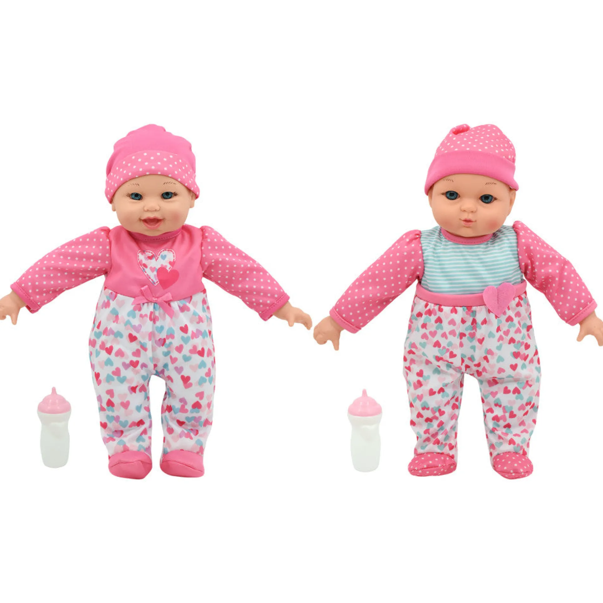 Little Darlings 12 Inch - Talking Twins with Heart-Themed Outfits